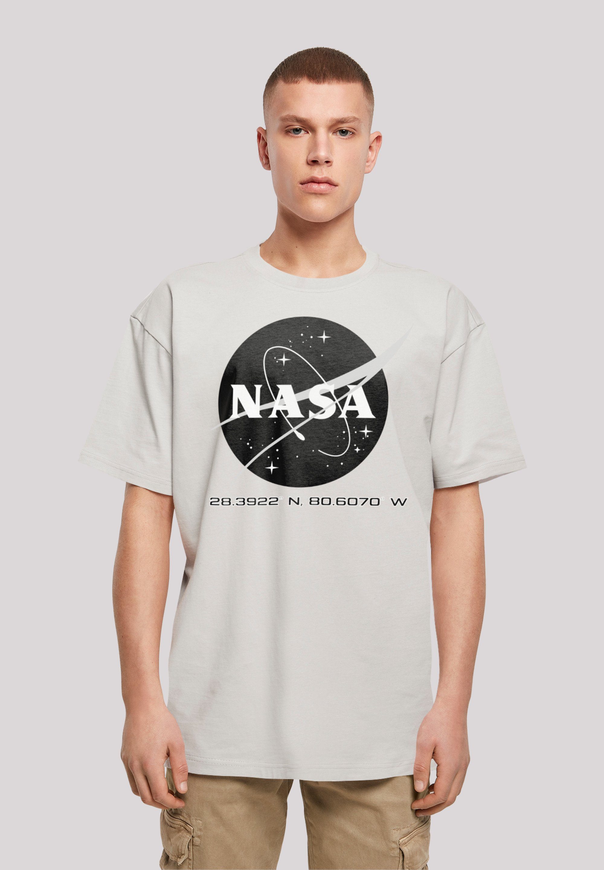F4NT4STIC T-Shirt NASA Logo Meatball PHIBER METAVERSE FASHION Print lightasphalt