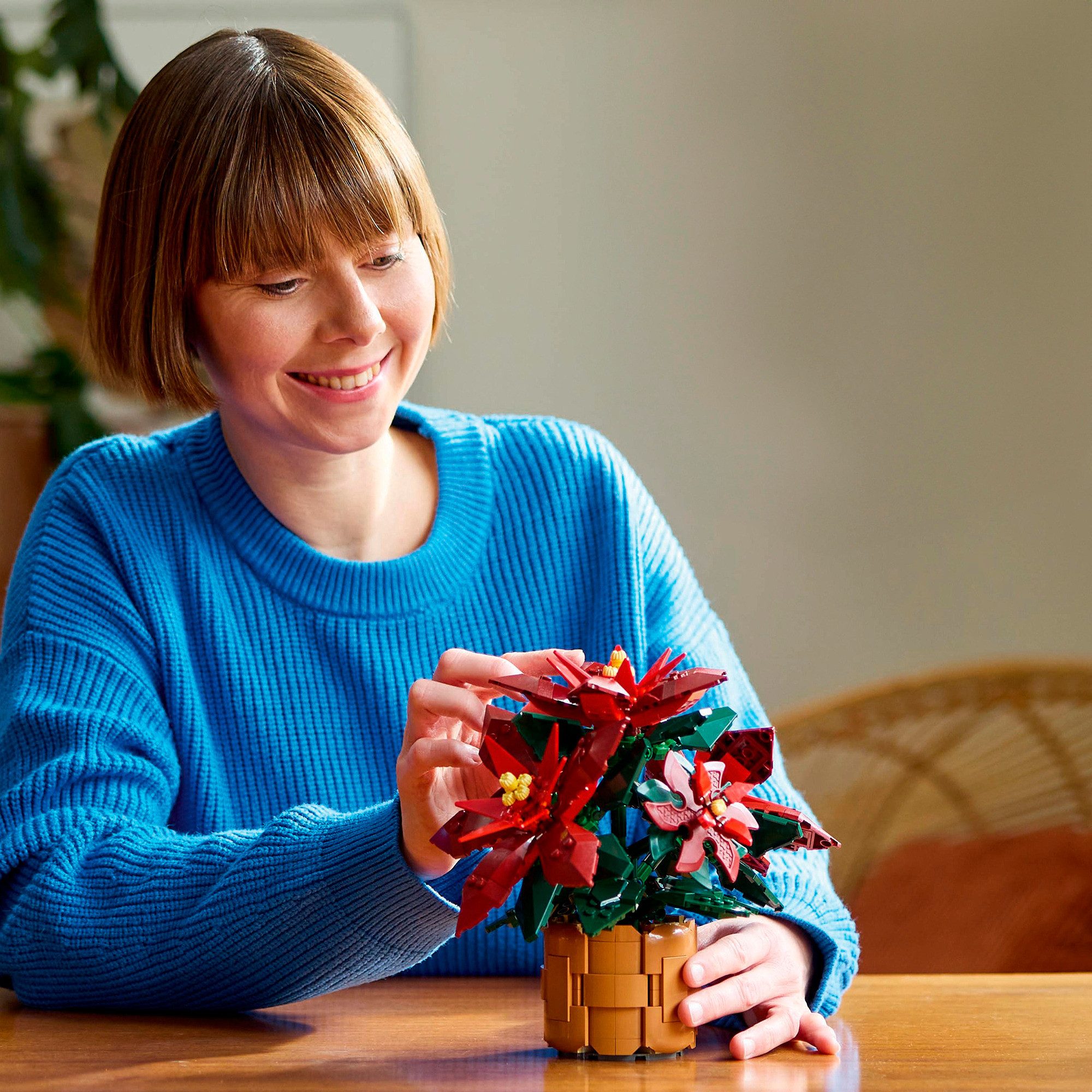 LEGO® LEGO Icons Weihnachtsstern, Konstruktionsspielzeug Spielbausteine günstig online kaufen