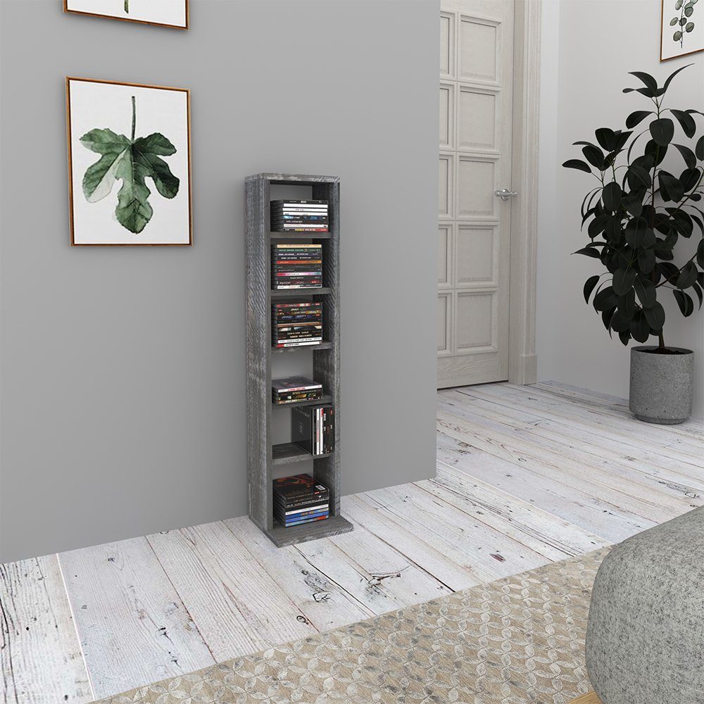 Vicco CD-Regal, Beton, 21 x 91.8 cm