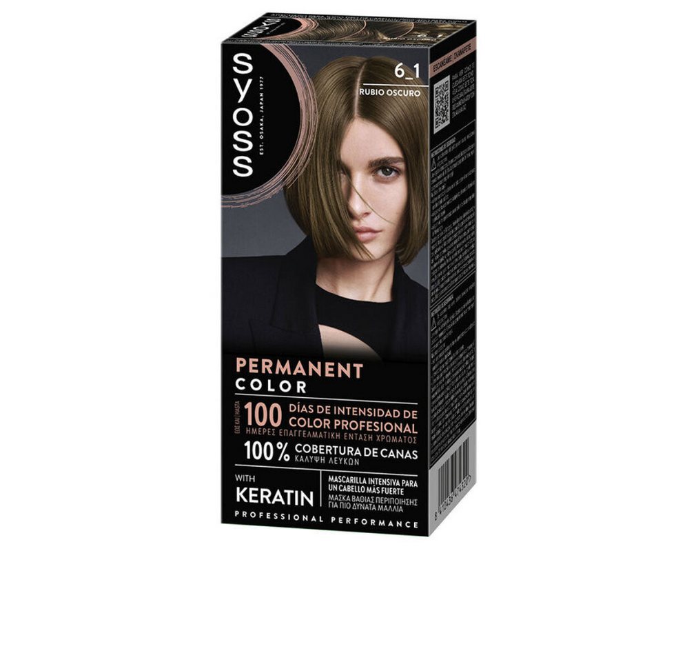 Syoss Haarpflege-Set PERMANENTE FARBE #6 .1-Rubio Oscuro 1 u