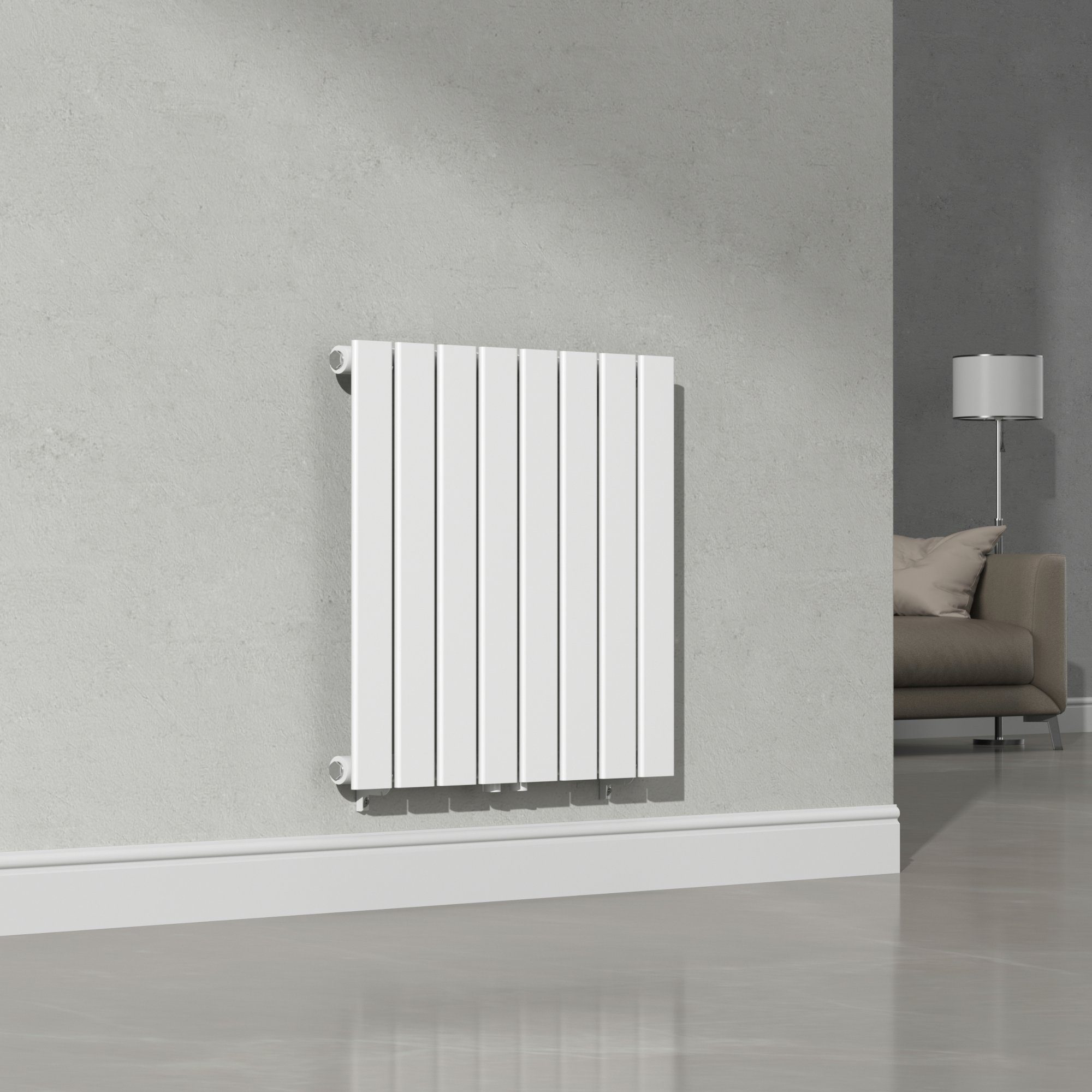 neu.haus Designheizkörper, »Nore« Flachheizkörper 60x60cm Einlagig günstig online kaufen