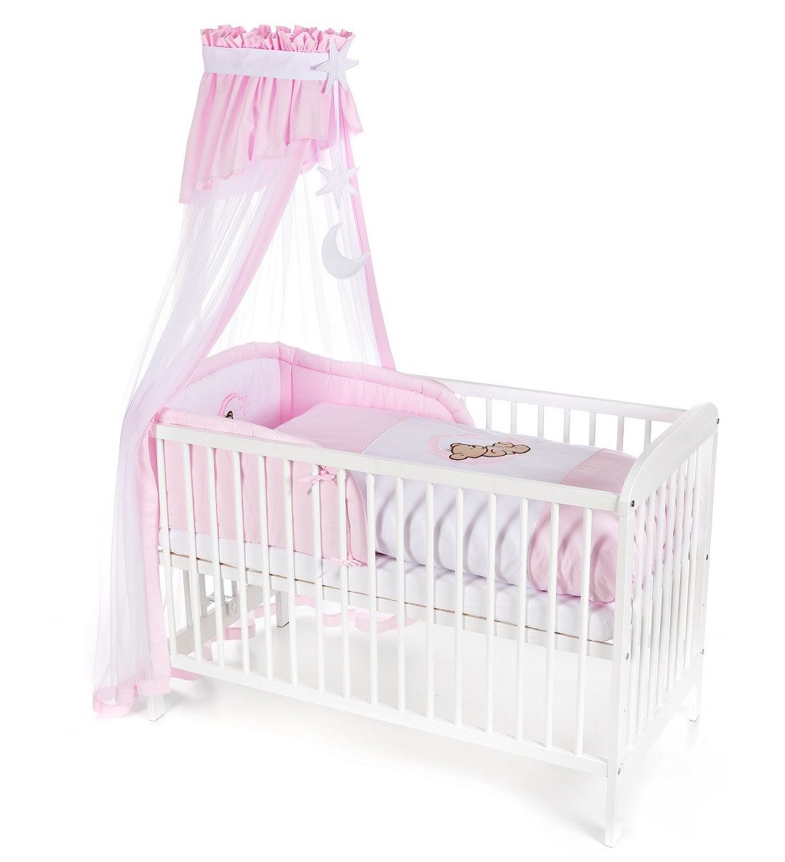 Babyhafen Komplettbett 60x120 Babybett Teddy & günstig online kaufen