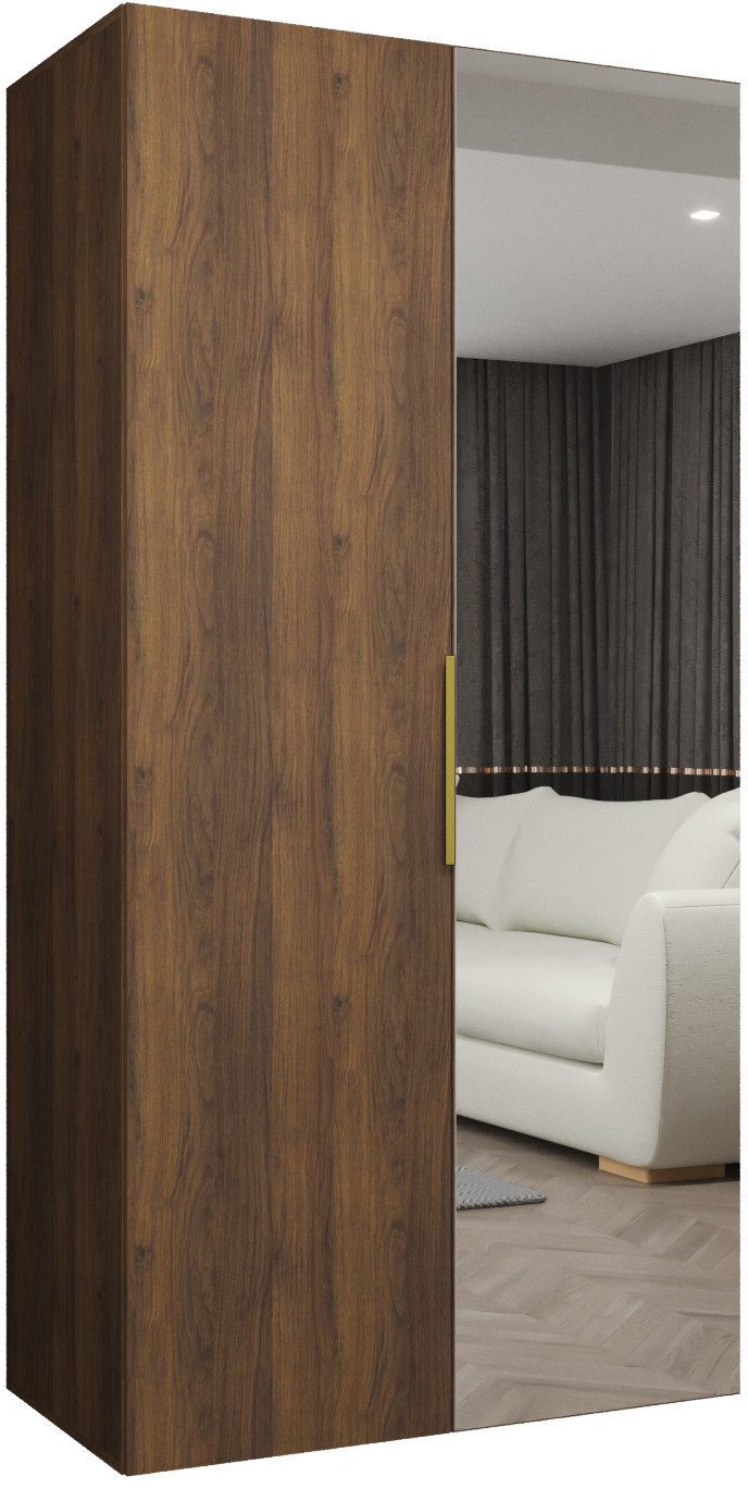 ABIKS MÖBEL Drehtürenschrank MARBELLA 2 Schlafzimmerschrank mit Kleiderstange und Regalen