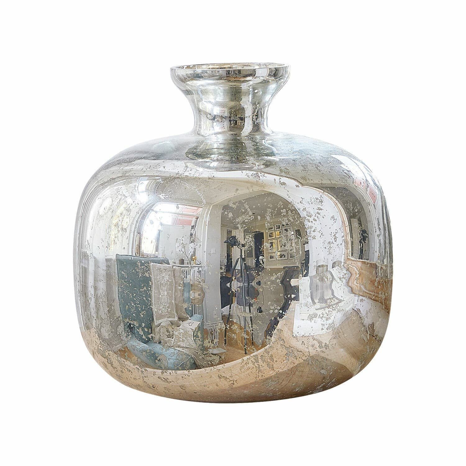 Mirabeau Tischvase Vase Jaxon silber günstig online kaufen