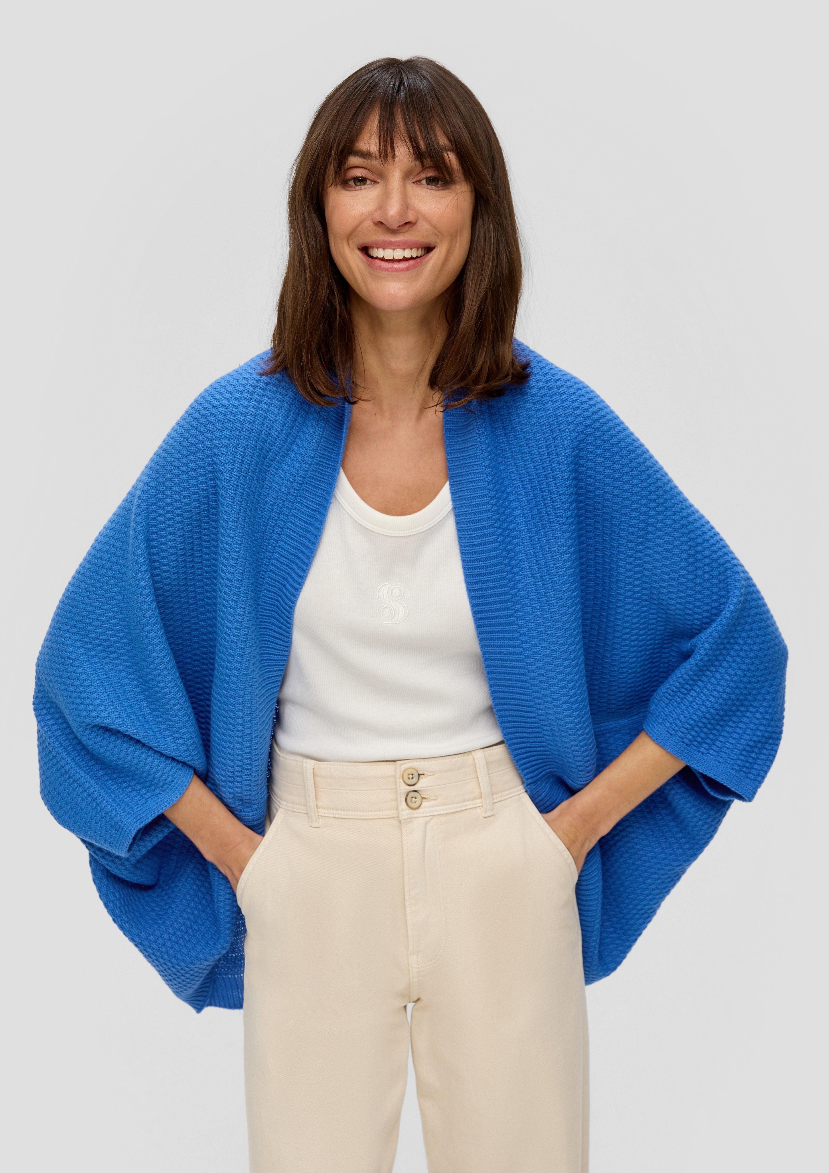 s.Oliver Poncho Poncho in Woll-Optik
