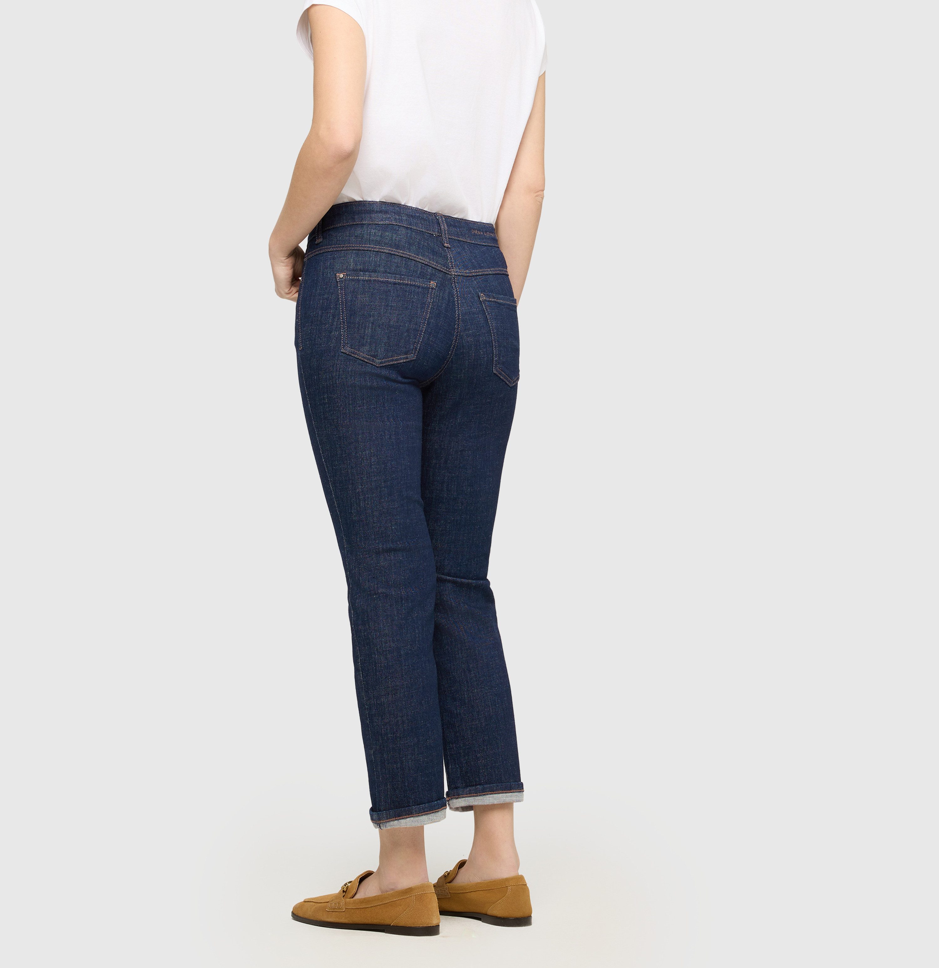 MAC 7/8-Jeans DREAM cropped auth. Innovativer Hyperstretch Denim mit figurformendem Shaping-Effekt