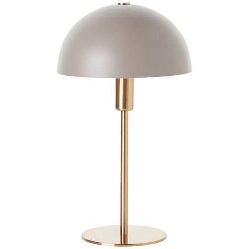 Brilliant Tischleuchte Lillian, ohne Leuchtmittel, in Pilzform, 35,5 cm Höhe, Ø 20,3 cm, E14, Metall, gold/matt taupe | Tischlampen
