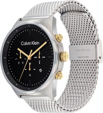 Calvin Klein Multifunktionsuhr TIMELESS, 25200296, Quarzuhr, Armbanduhr, Herrenuhr, Datum, 12/24-Stunden-Anzeige