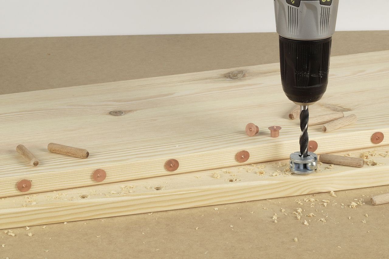 Wolfcraft Schrauben- und Dübel-Set Wolfcraft Sortimentskasten 6 mm Dübel 31 teilig