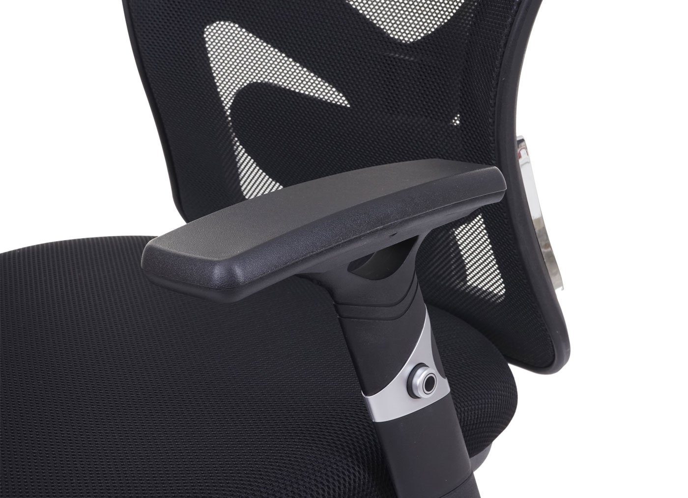 Netzbespannung MCW Sitzfläche, MCW-F13, Armlehnen Schreibtischstuhl Funktion schwarz verstellbar, Sliding