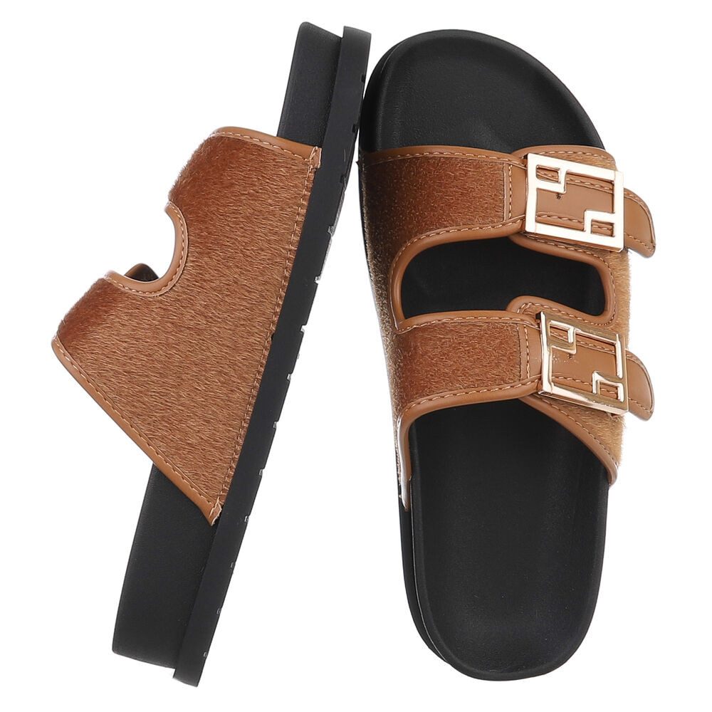 Ital-Design Bequeme Damen-Sandalen mit Schnallen in günstig online kaufen