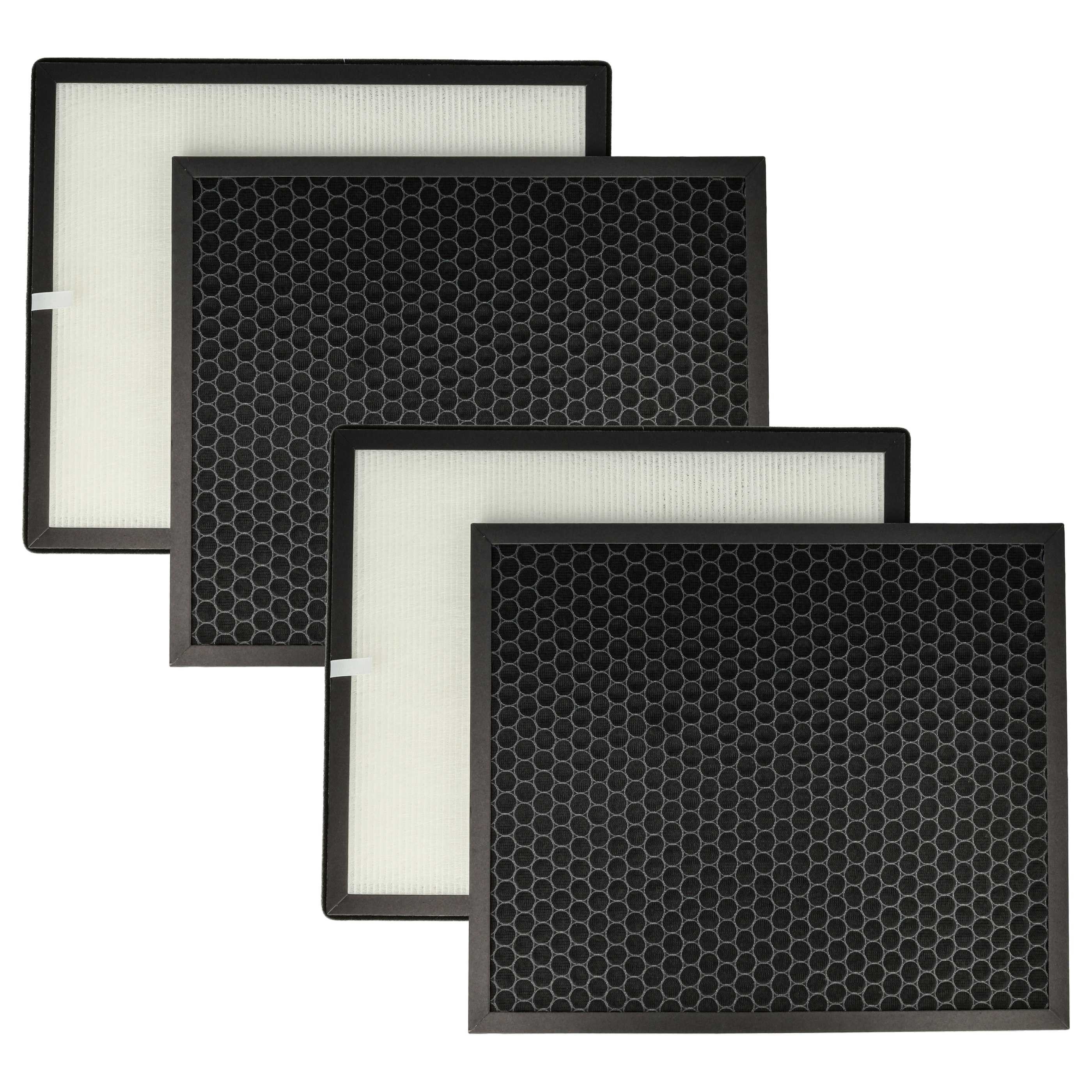 vhbw Filter-Set passend für Levoit LV-PUR131, LV-PUR131S, LV-PUR13 Luftreiniger, Zubehör für Levoit LV-PUR131 LV-PUR131S LV-PUR13
