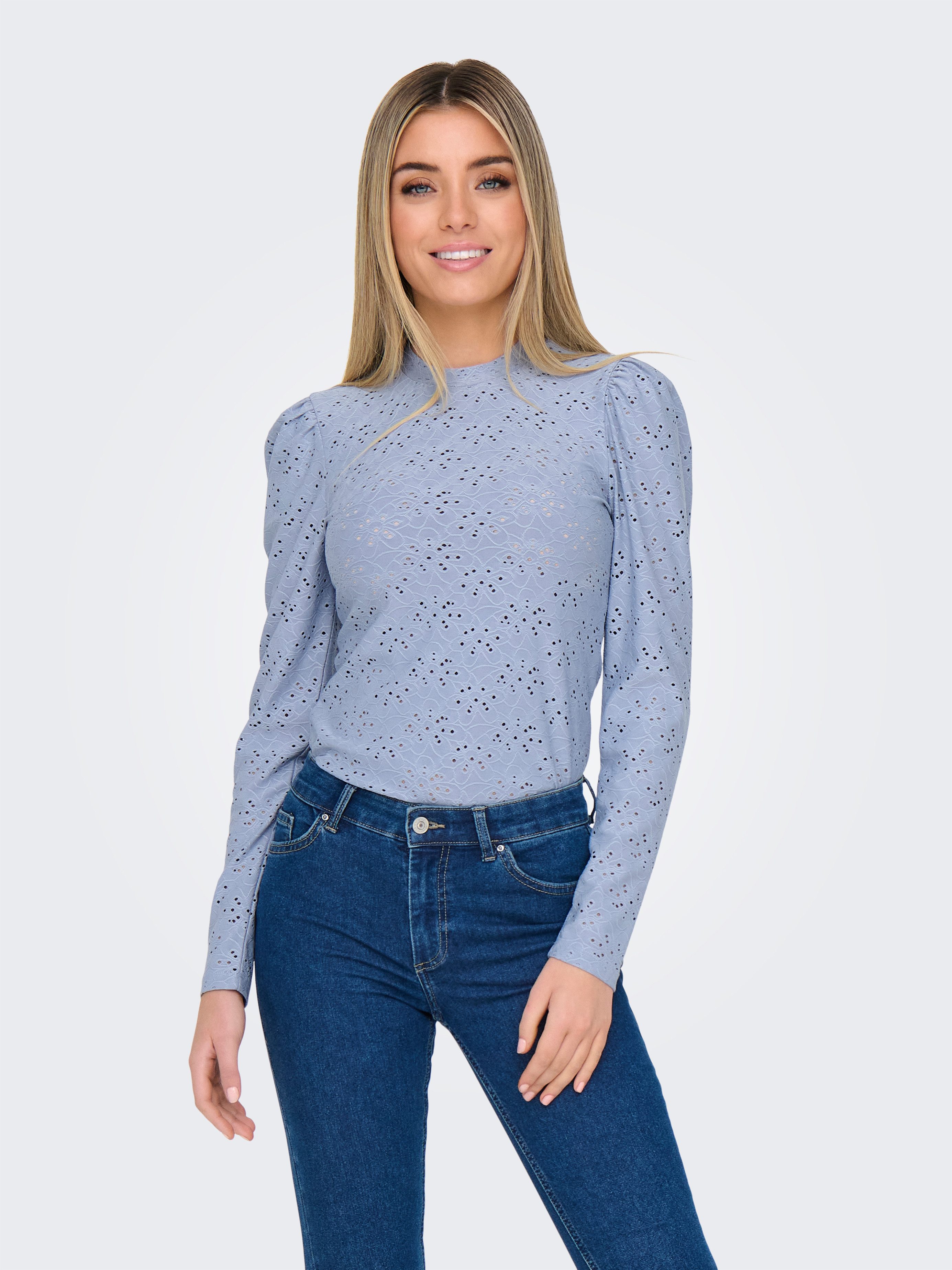 ONLY Langarmshirt ONLSMILLA L/S PUFF TOP günstig online kaufen