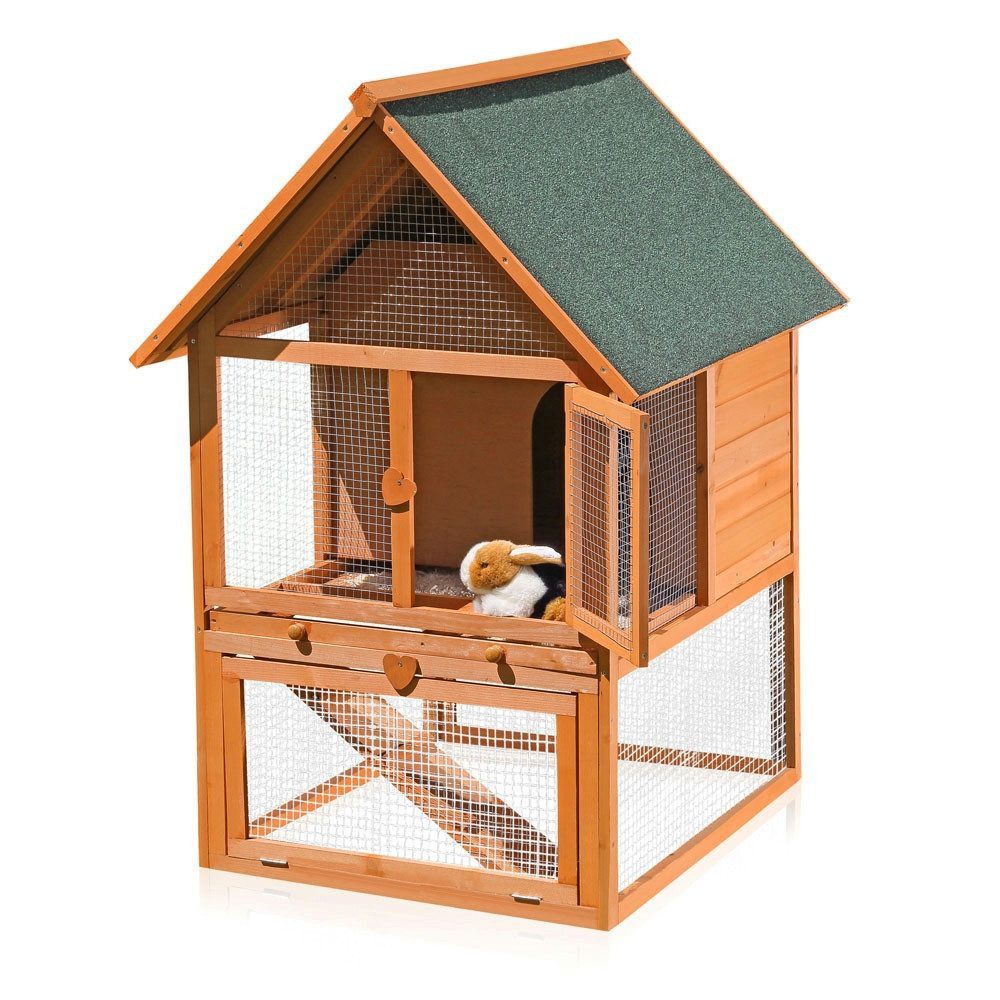 Kleintierkäfig Hasenstall Kleintierstall Kaninchenstall Kaninchen Käfig Gehege Stall
