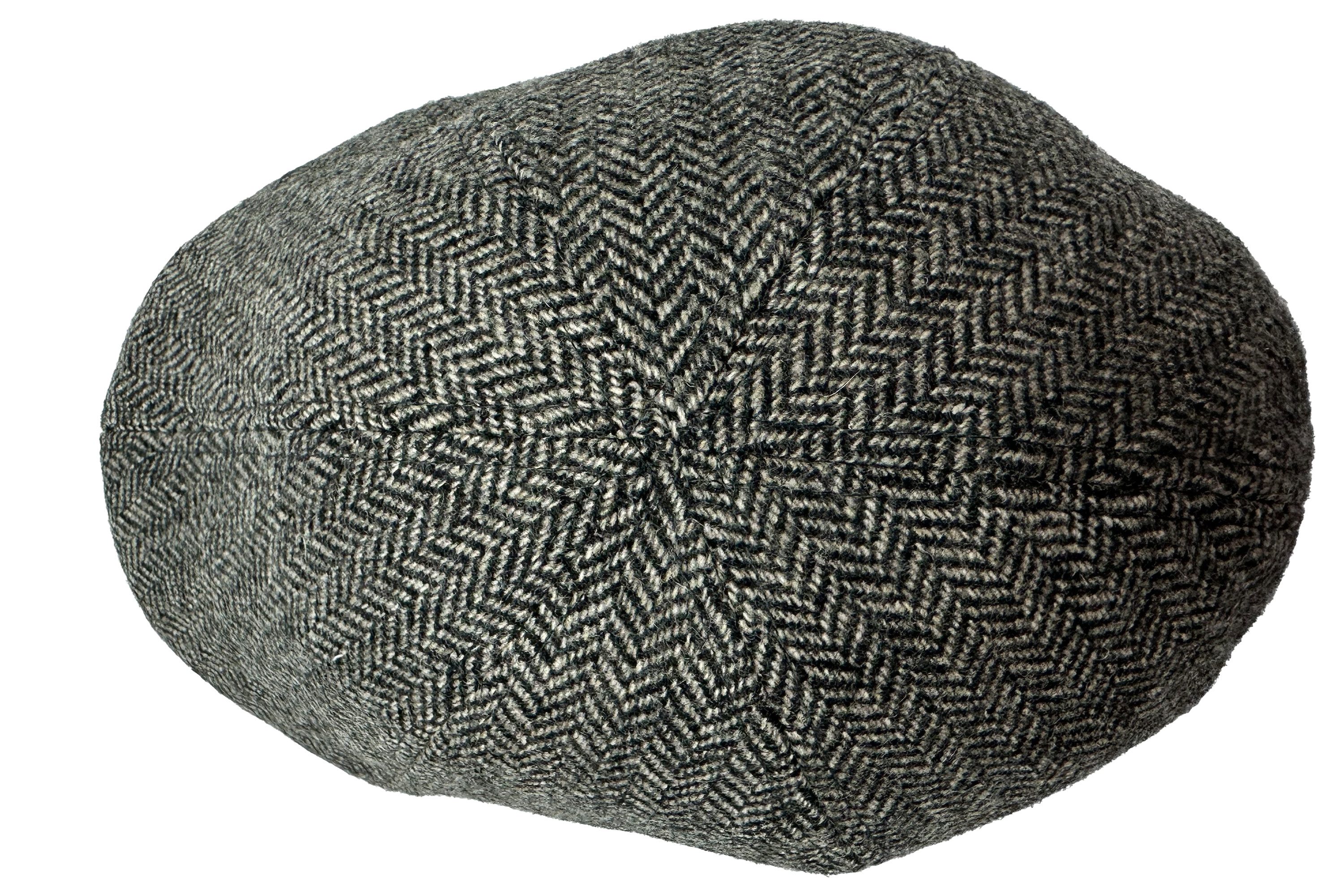 Fiebig Flat Cap 6-Panel Wool Herringbone Fischgrat Cap günstig online kaufen
