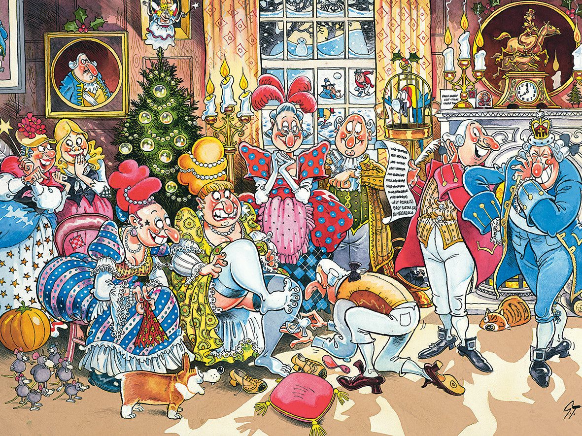 Jumbo Spiele Puzzle Wasgij Christmas 2 Wahre Liebe 950 Teile Puzzle, 950 Puzzleteile