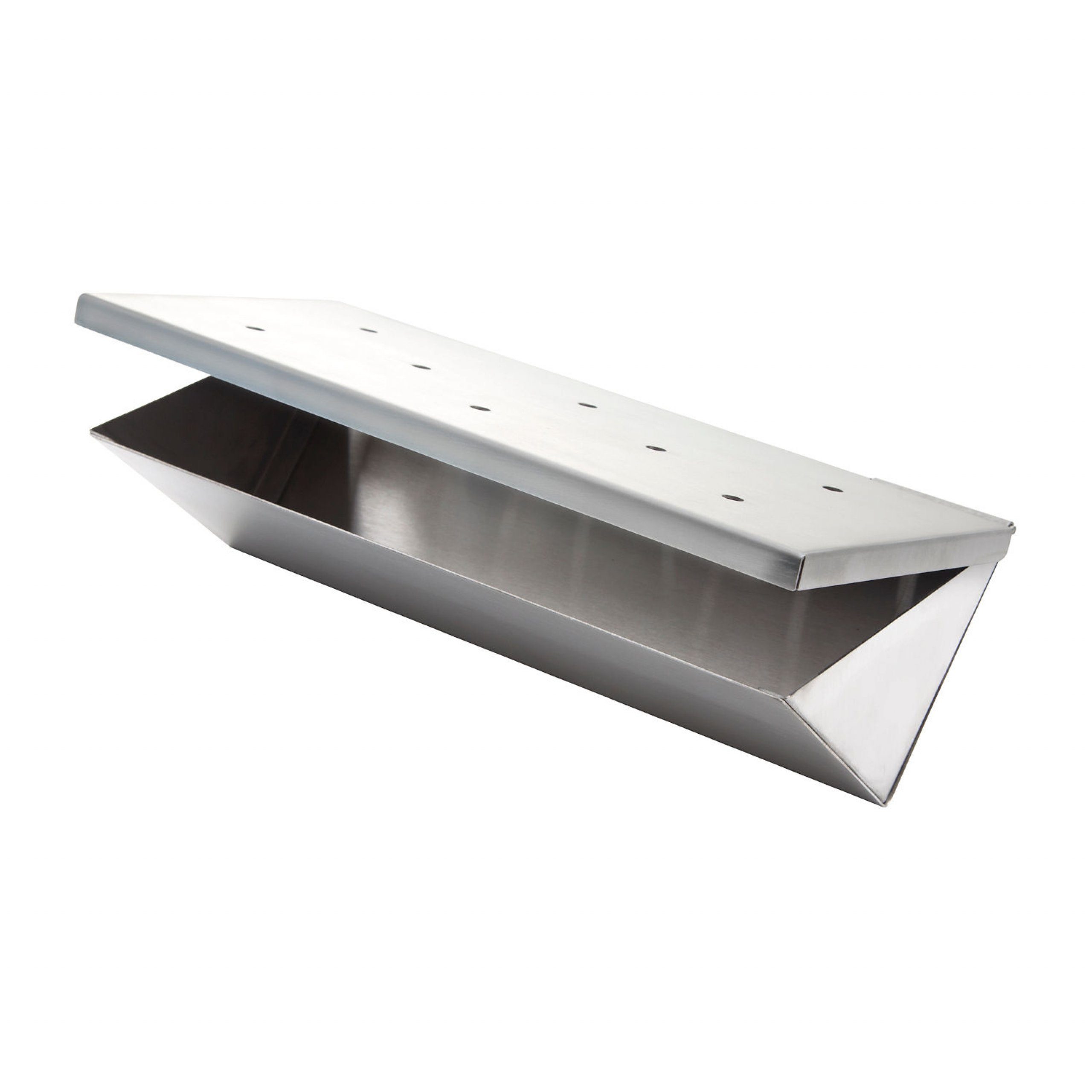 All Grill Gasgrill Allgrill Räucherbox aus Edelstahl 22 x 10 x 5,5 cm