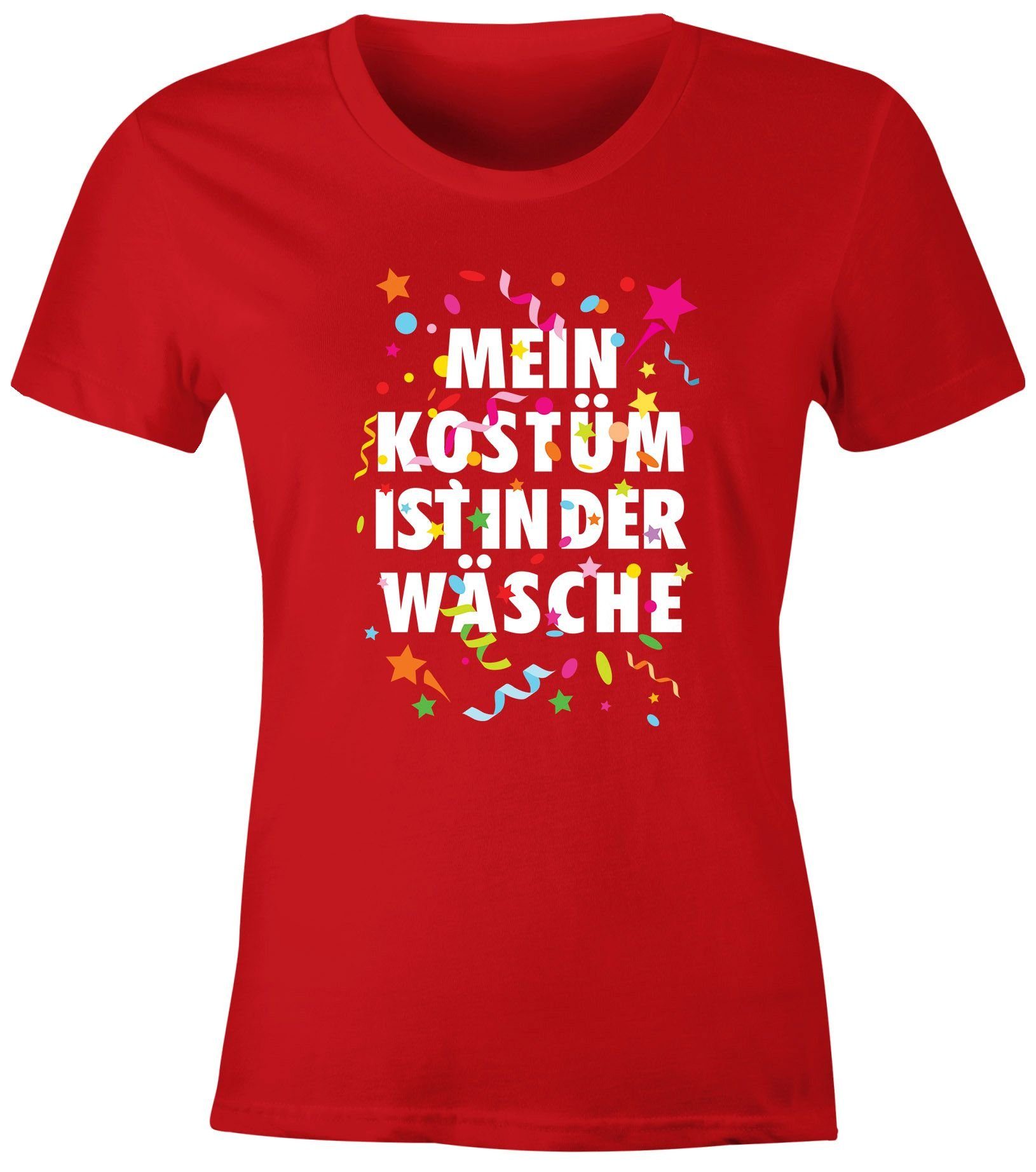 MoonWorks Print-Shirt Damen T-Shirt Fasching Karneval Kostüm Verkleidung La günstig online kaufen