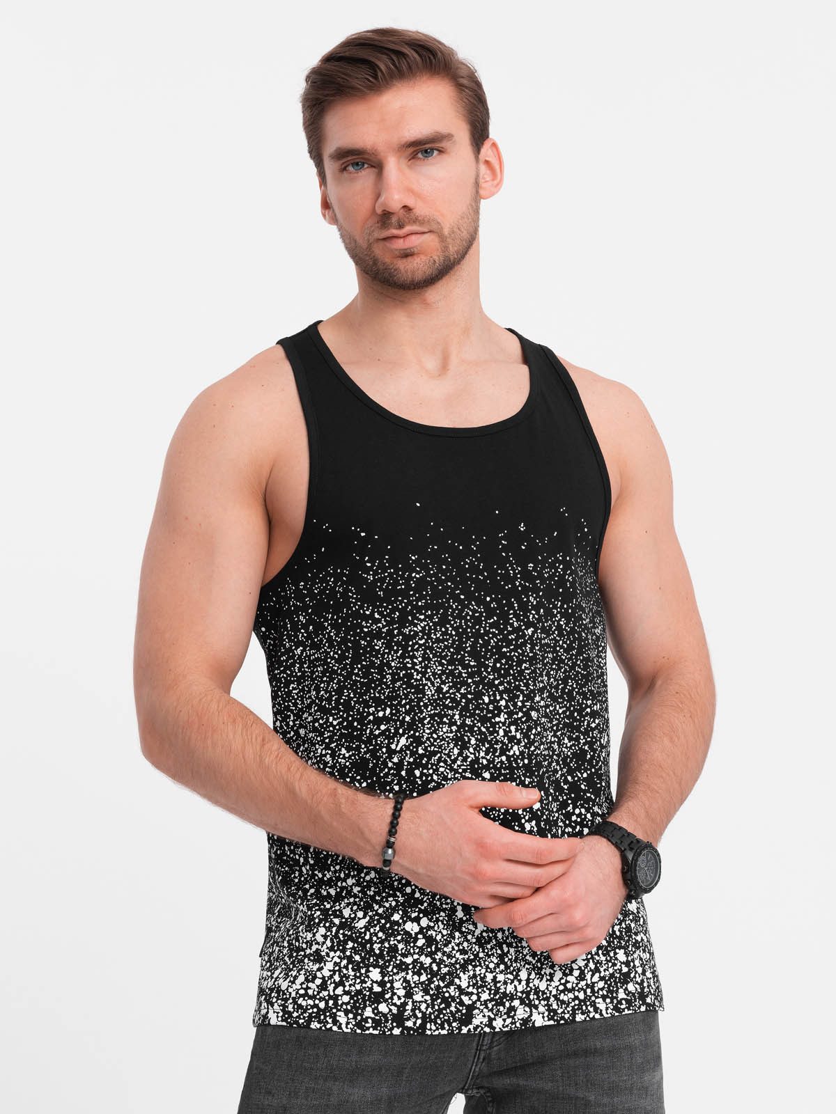 OMBRE Tanktop Herren Tanktop aus Baumwolle günstig online kaufen