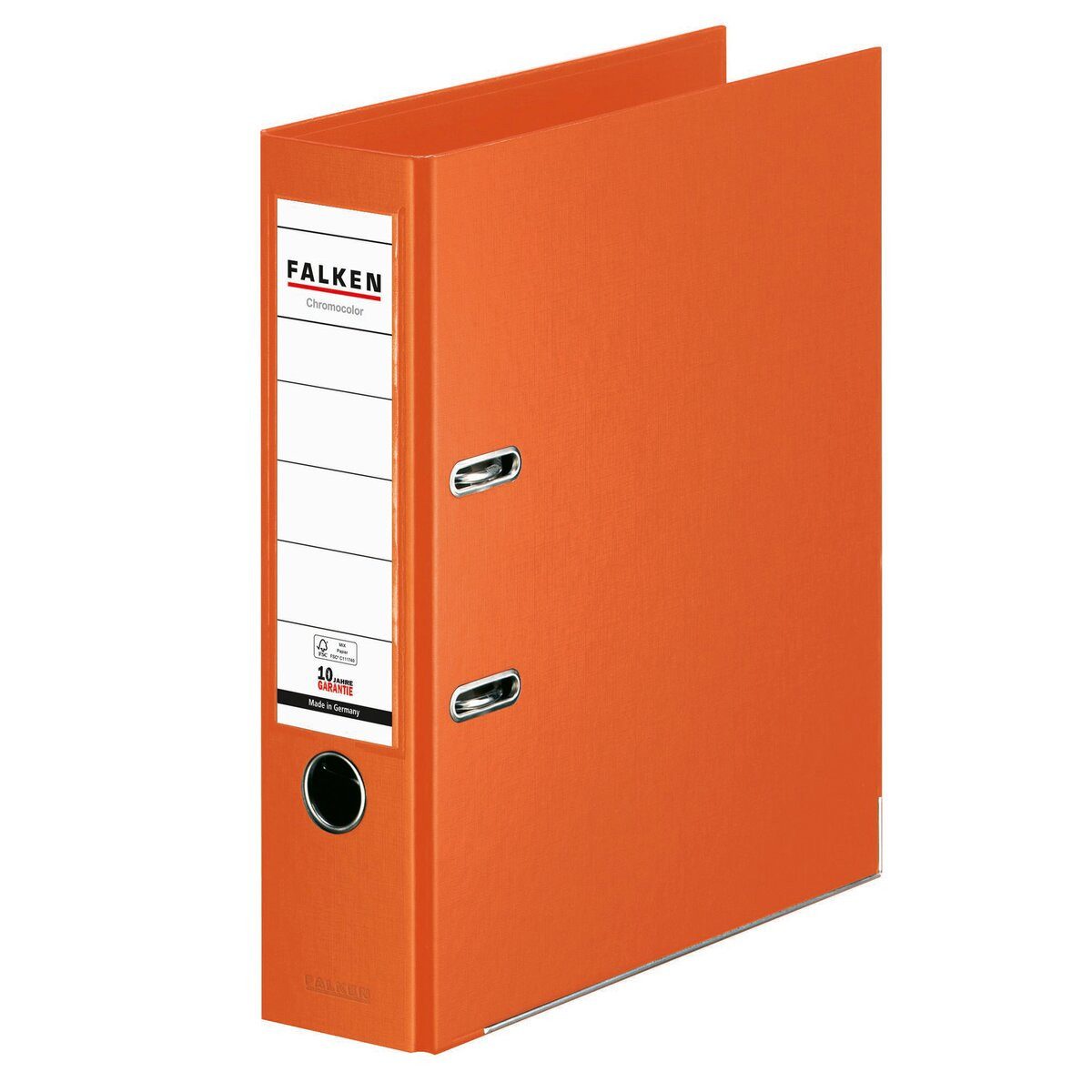 Falken Aktenordner Ordner Chromocolor A4 PP 80mm orange