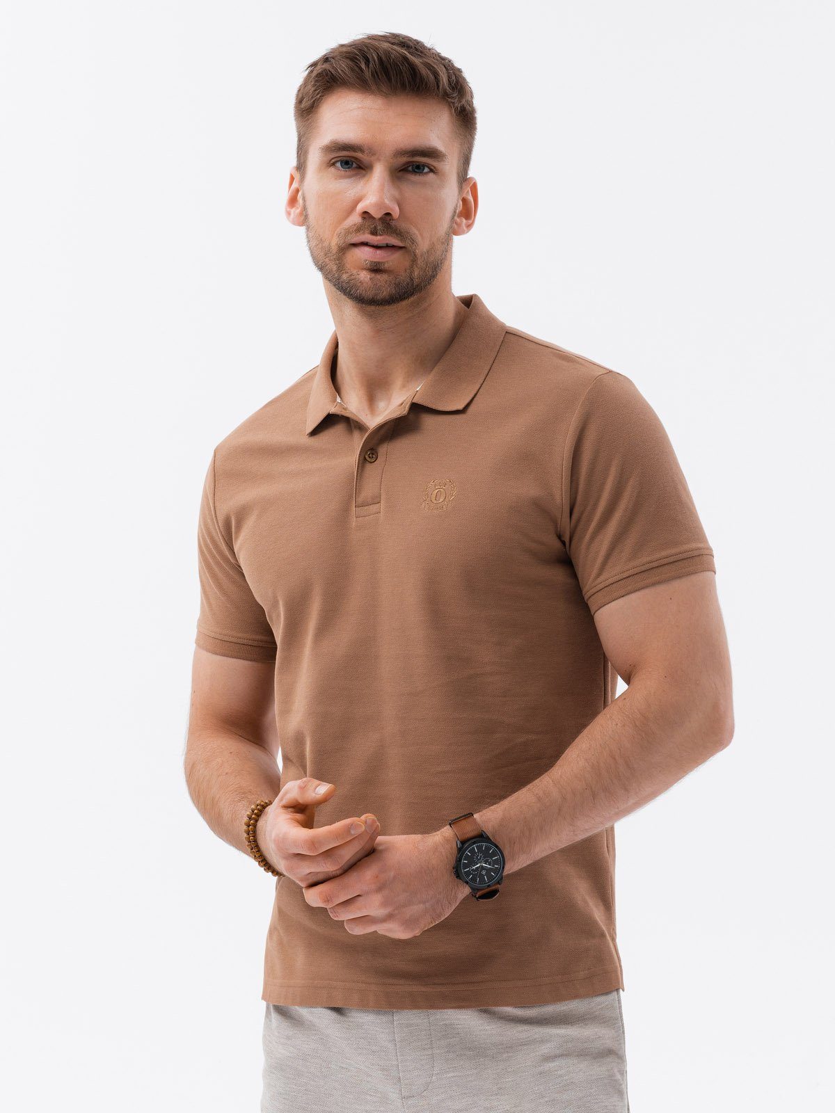 OMBRE Poloshirt Ombre Herren Pique-Strick-Poloshirt - günstig online kaufen