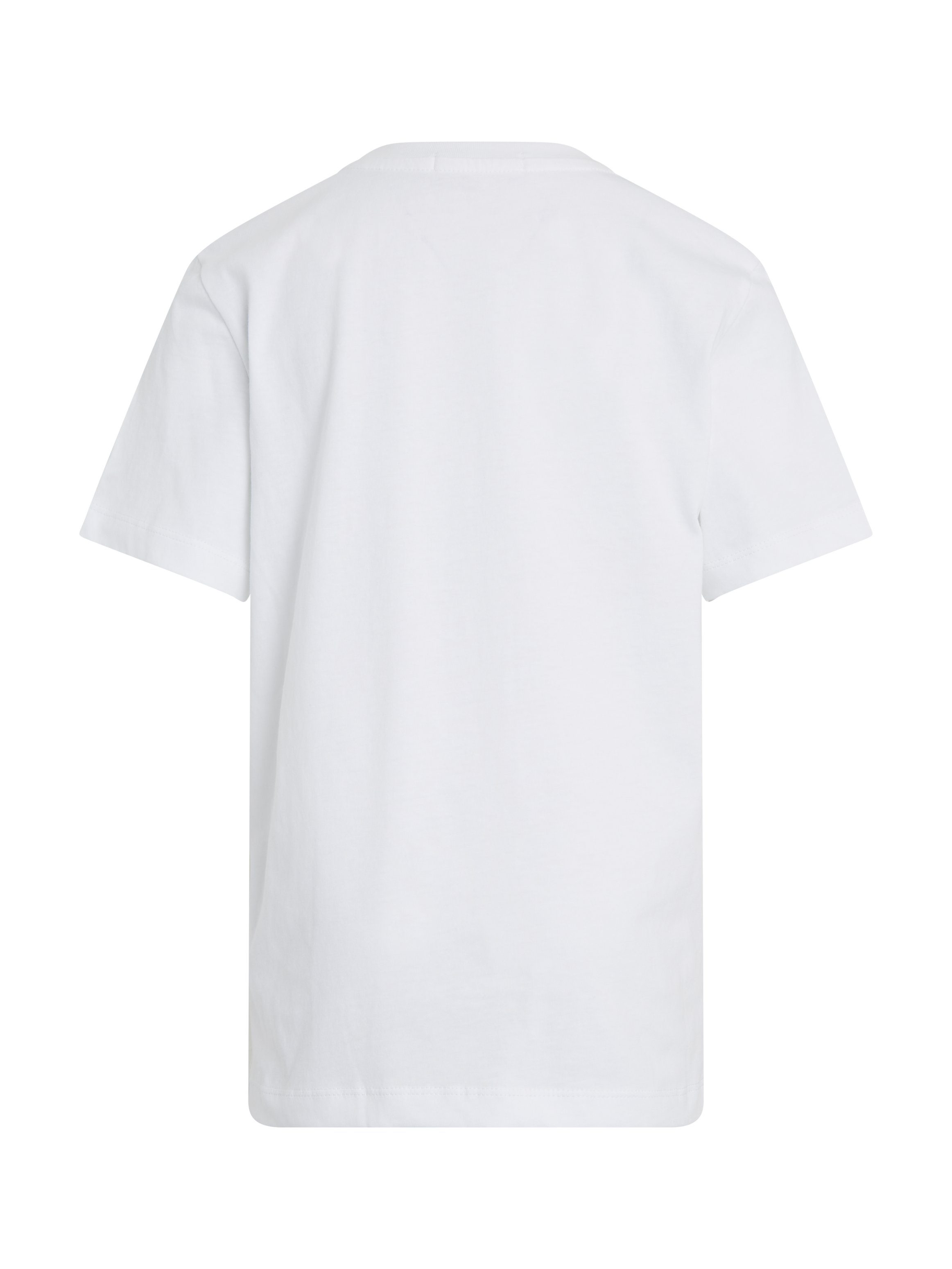 Jeans White Calvin MONOGRAM T-Shirt Bright CK T-SHIRT Klein SS