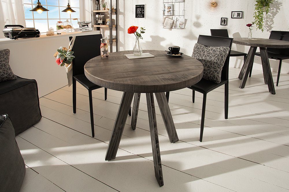riess-ambiente Esstisch IRON CRAFT 80cm grau, günstig online kaufen