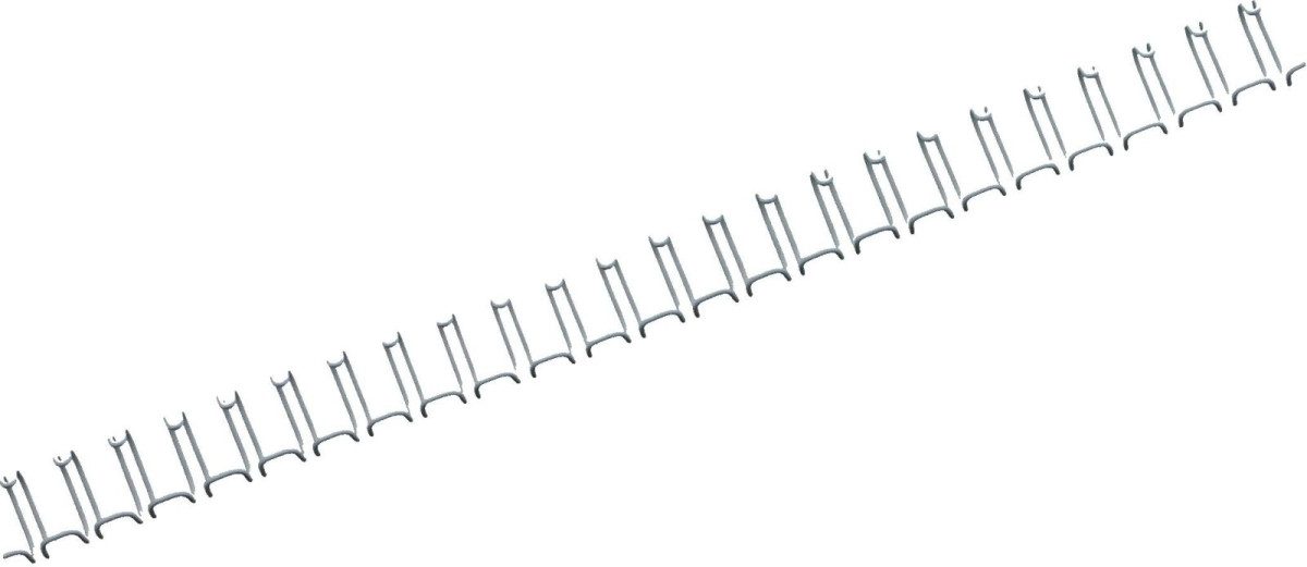 GBC Thermo-Bindemappe Drahtbinderücken WireBind A5 Nr. 5 8mm VE=250 Stück weiß, (