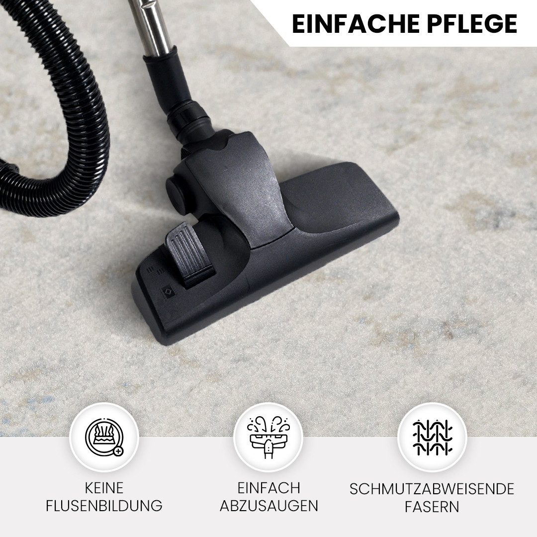 Livabliss Teppich UTRECHT, rechteckig, Höhe: 9 mm, Designerteppich in Marmo günstig online kaufen