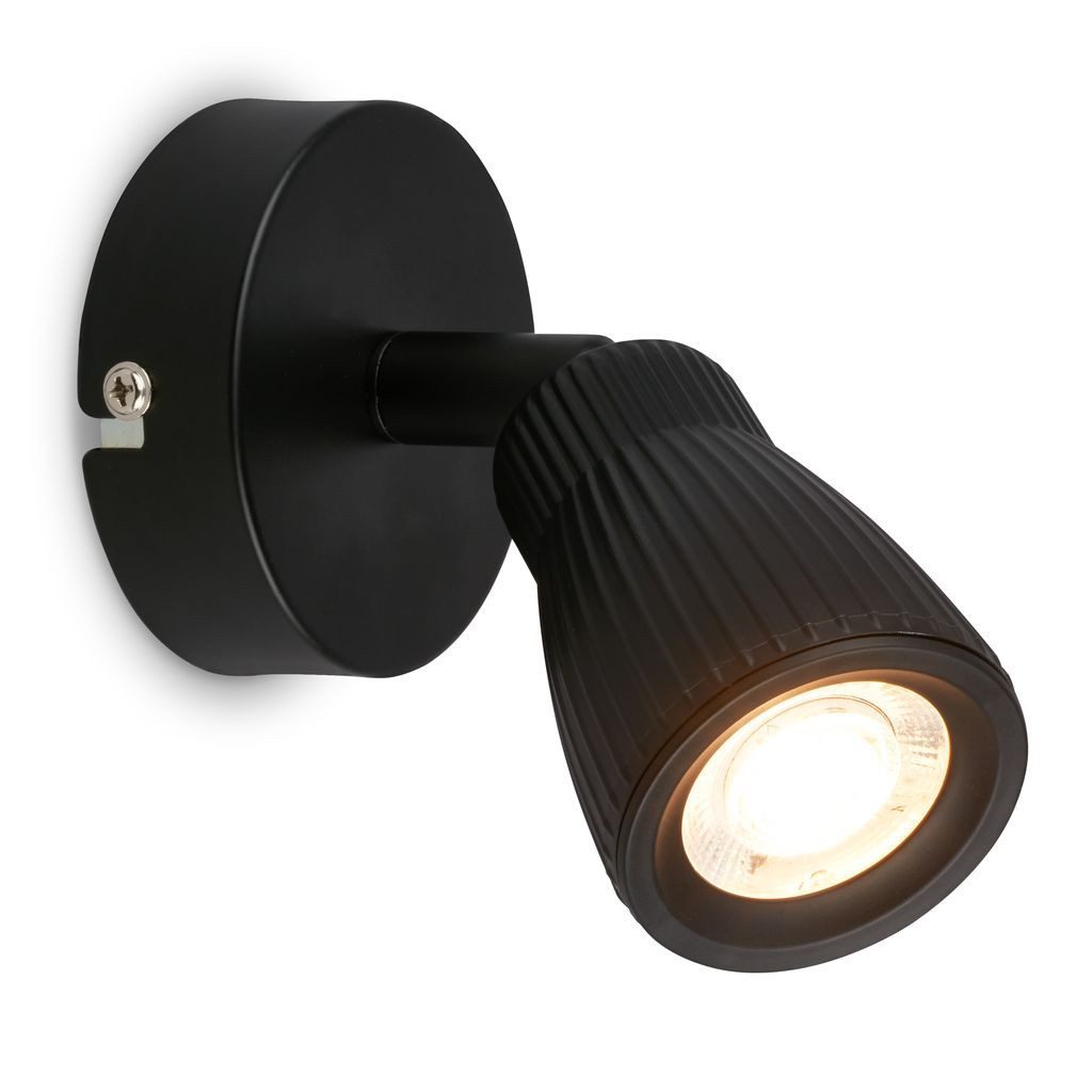 Briloner Leuchten LED Deckenleuchte Wandlampe Schwenkbar, LED fest integriert, 3000K - Warmweiß, 8x8,5 cm, Wohnzimmer, Schlafzimmer, Flur, Büro