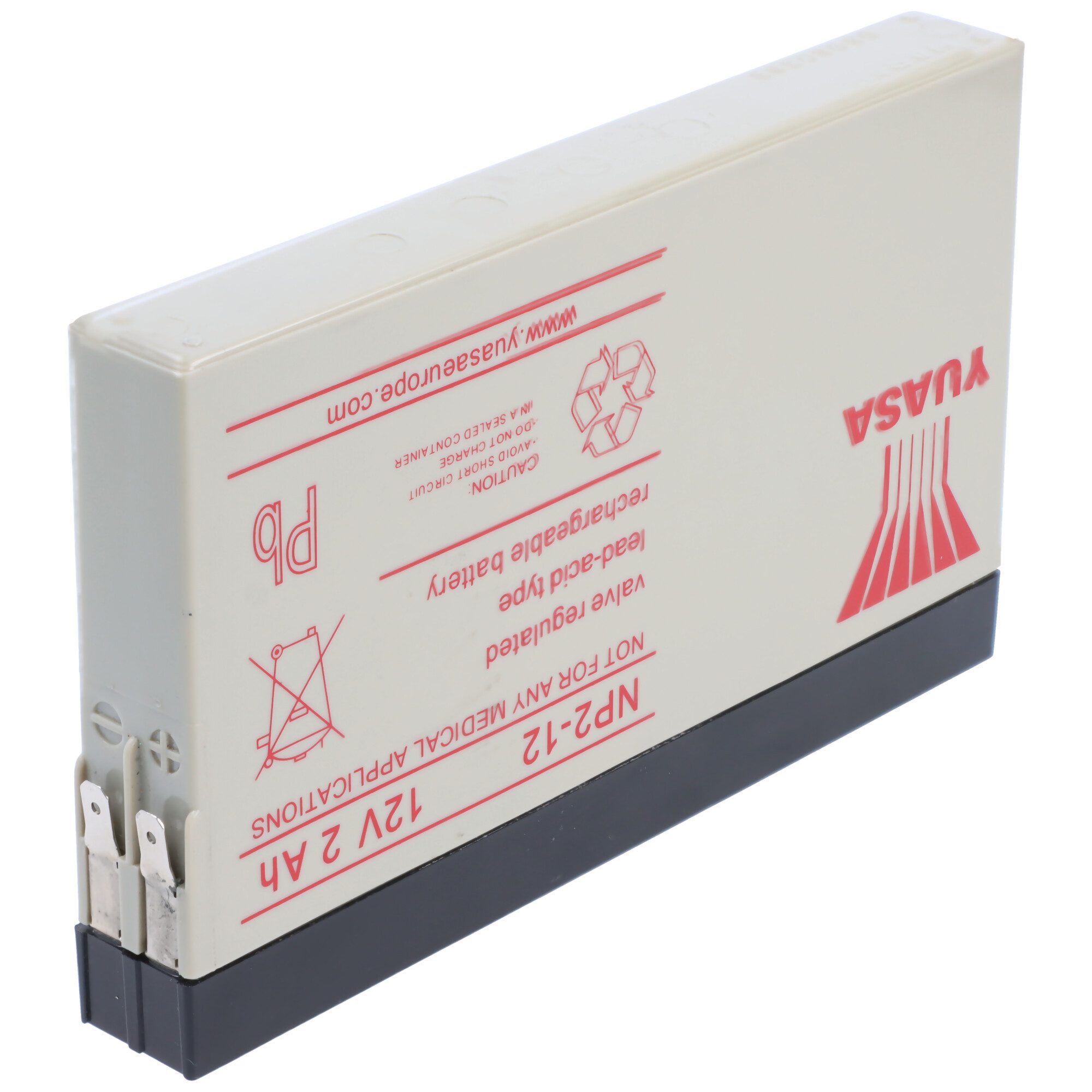 Yuasa YUASA NP2-12 Akku Blei PB 12 Volt 2000mAh, nicht mehr lieferbar, dafü Akku 2000 mAh (12,0 V)