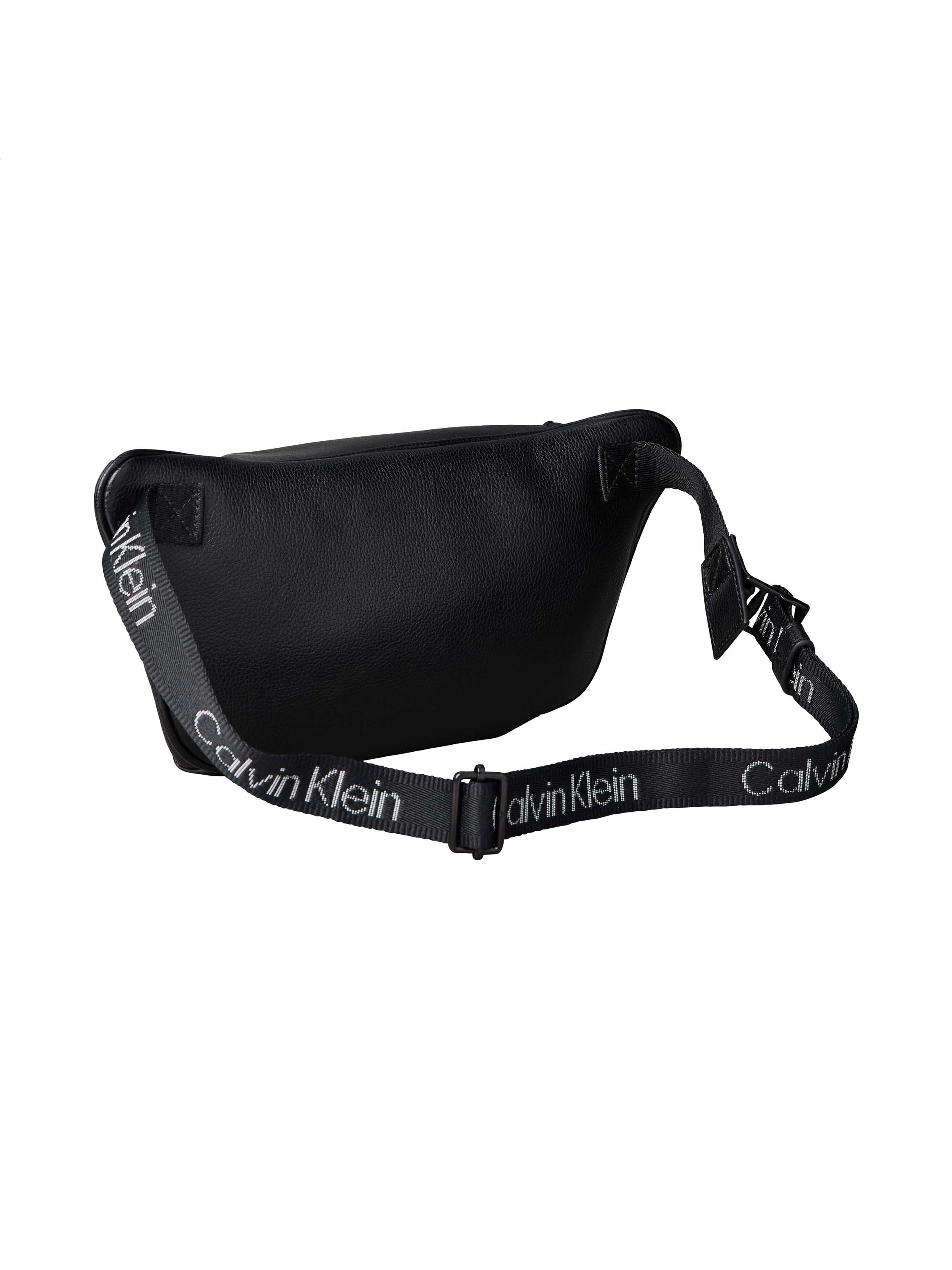 Calvin Klein Gürteltasche WEBBING STRAP WAISTBAG, Unisex Umhängetasche, Bauchtasche, Schultertasche mit Label