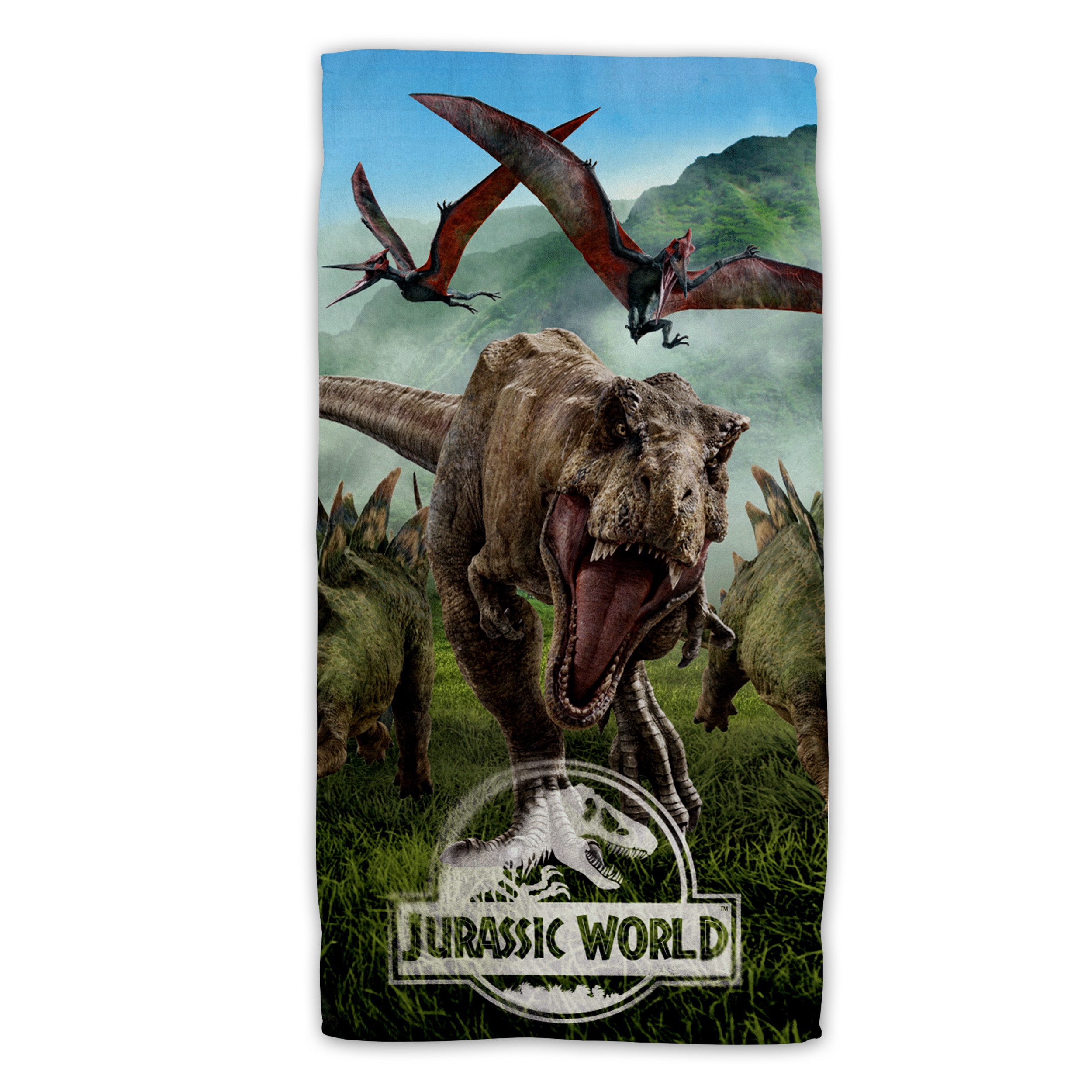 Jurassic World Strandtuch Baumwolle Strandtuch Frottee günstig online kaufen