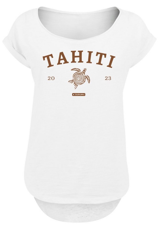 F4NT4STIC T-Shirt PLUS SIZE Tahiti Print, Sehr weicher Baumwollstoff mit  hohem Tragekomfort