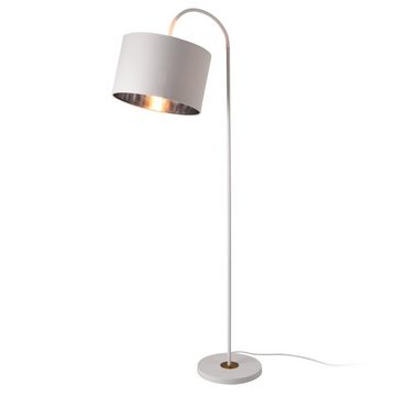 lux.pro Stehlampe, ohne Leuchtmittel, »Toledo« Stehleuchte Design schwenkbare Lampe Metall weiß