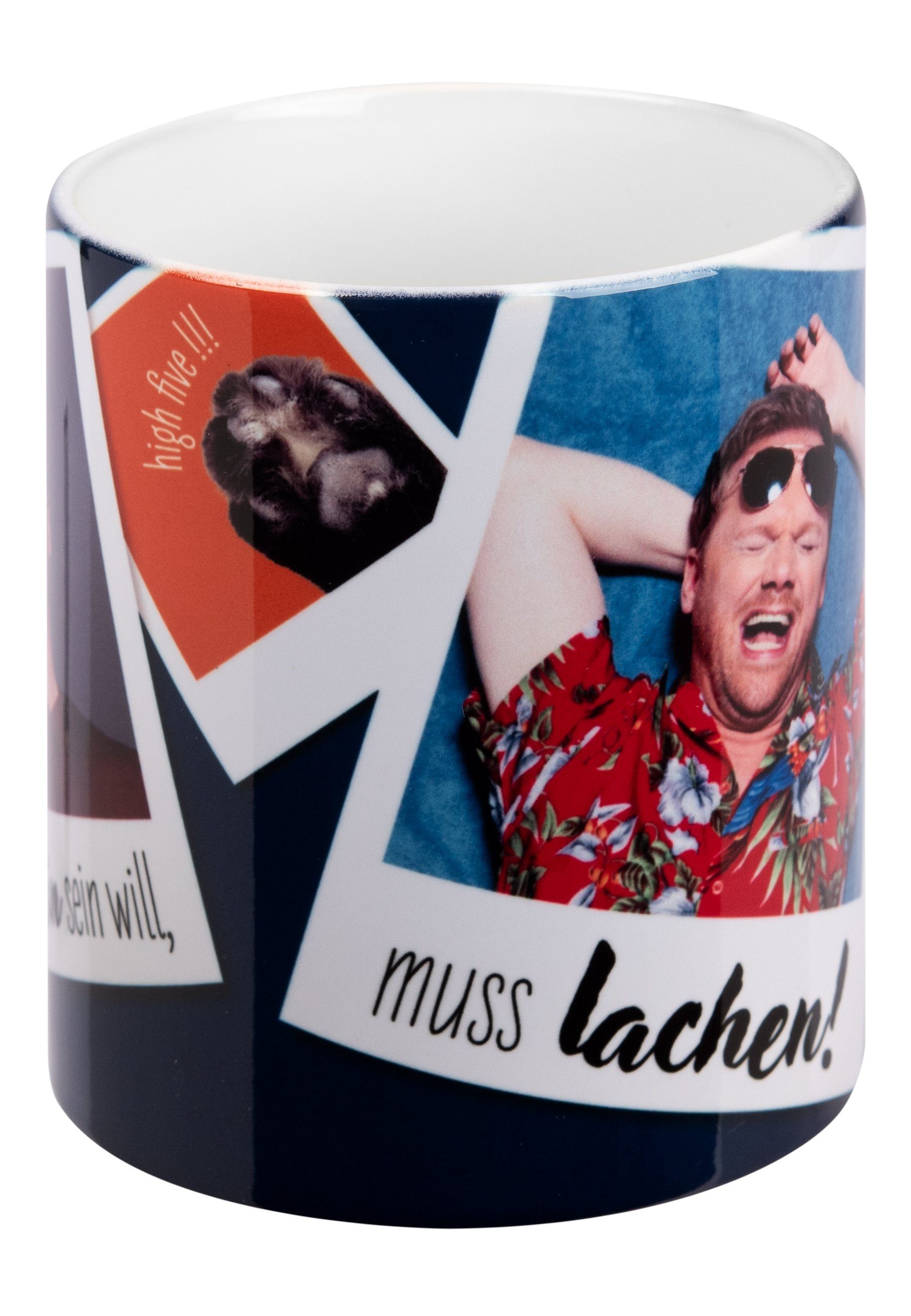 United Labels® Tasse Ralf - schön sein Schmitz 320 Wer Keramik Kaffeetasse Keramik will Tasse ml