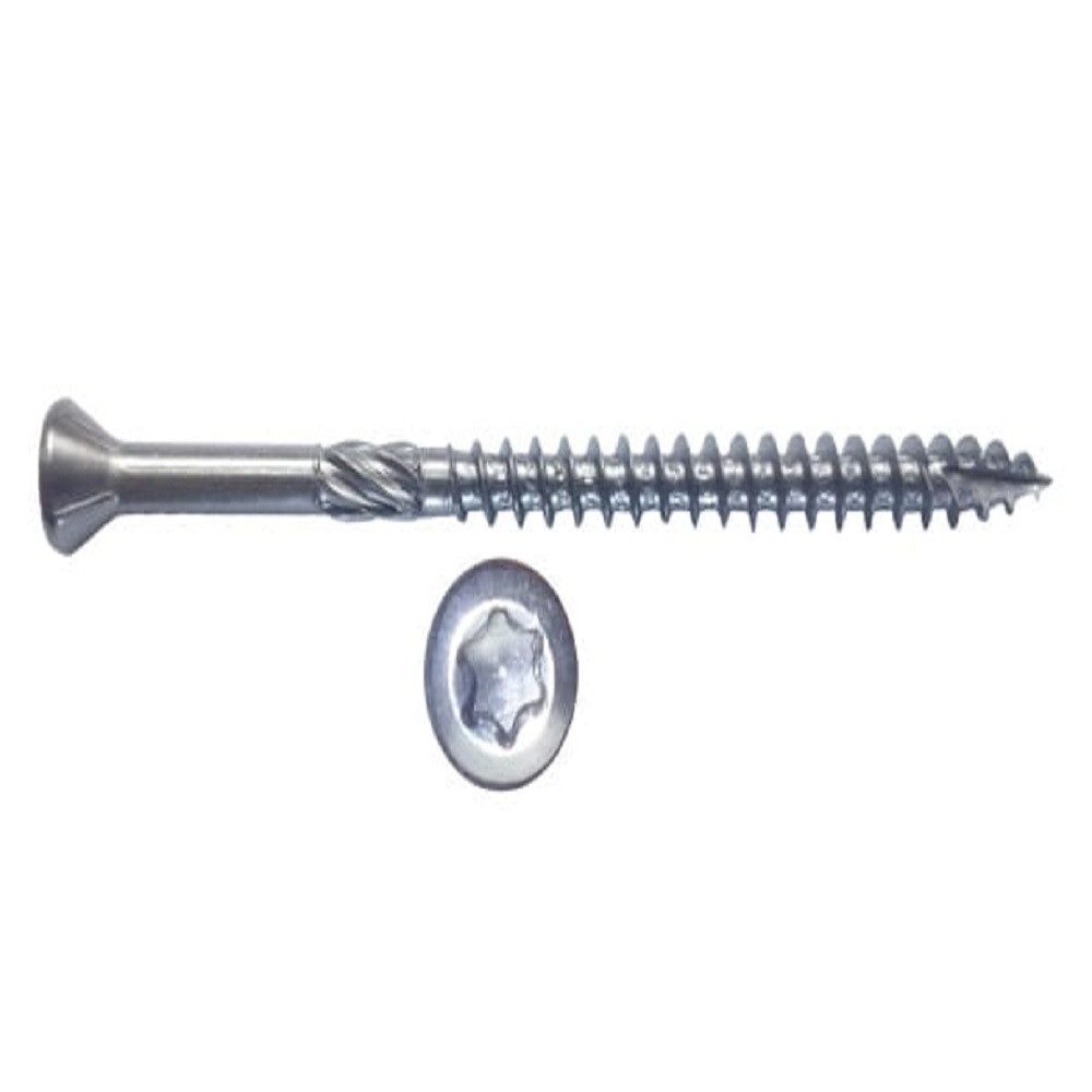 Schrauben-Set 200x Terrassenschrauben 4,5x60/36 TX20 Edelstahl