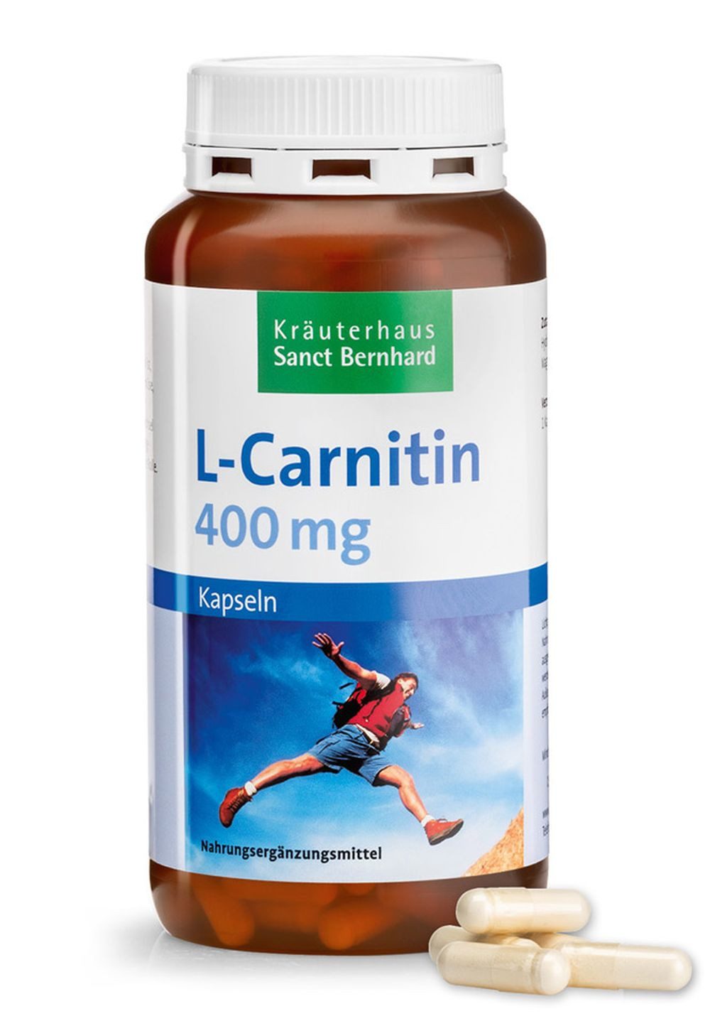 Sanct Bernhard Sanct Bernhard L-Carnitin-Kapseln 400 MG - 200 Kapseln Kapseln