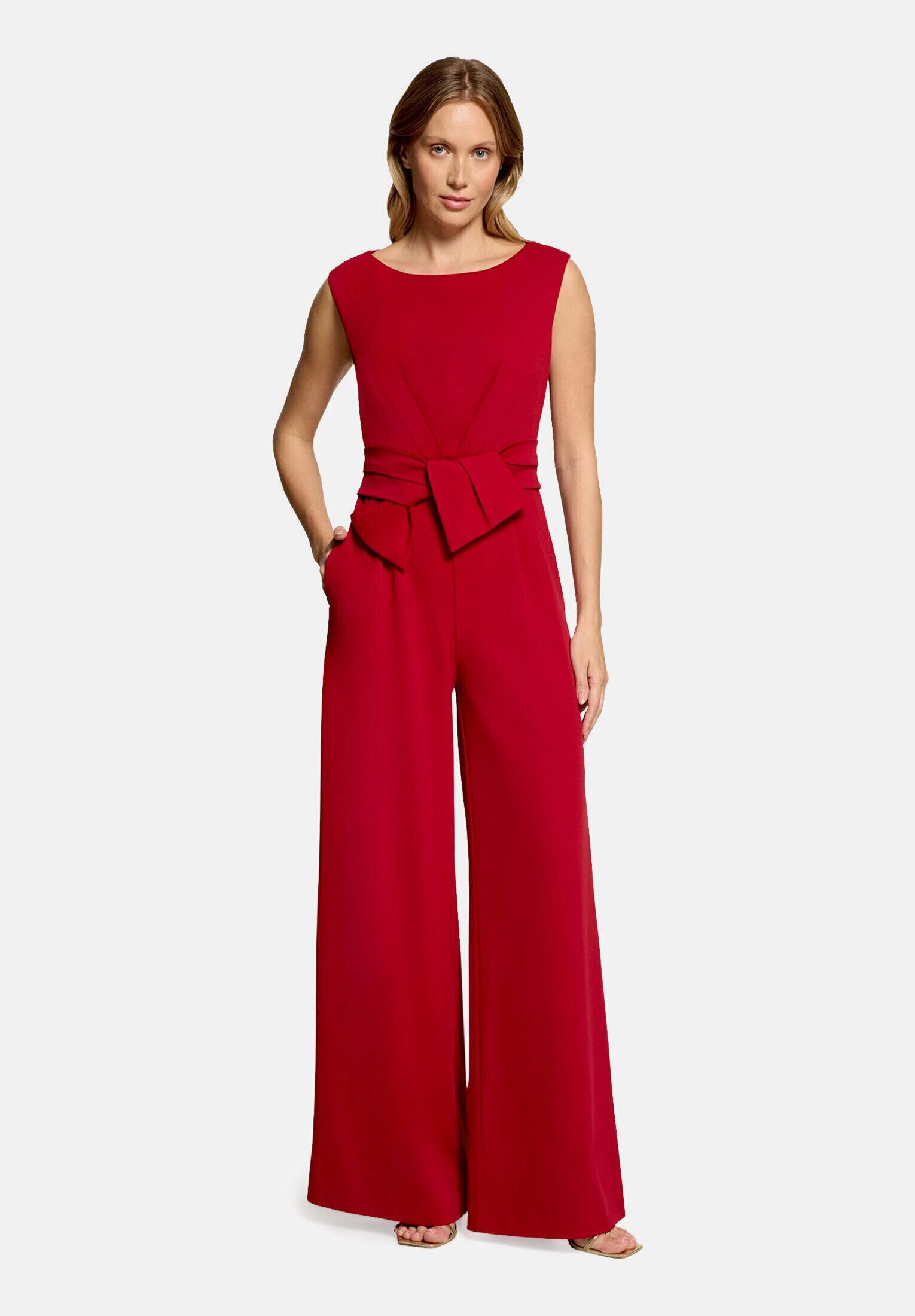 Vera Mont Overall Damen mit weitem Bein (1-tlg) Bunddetail