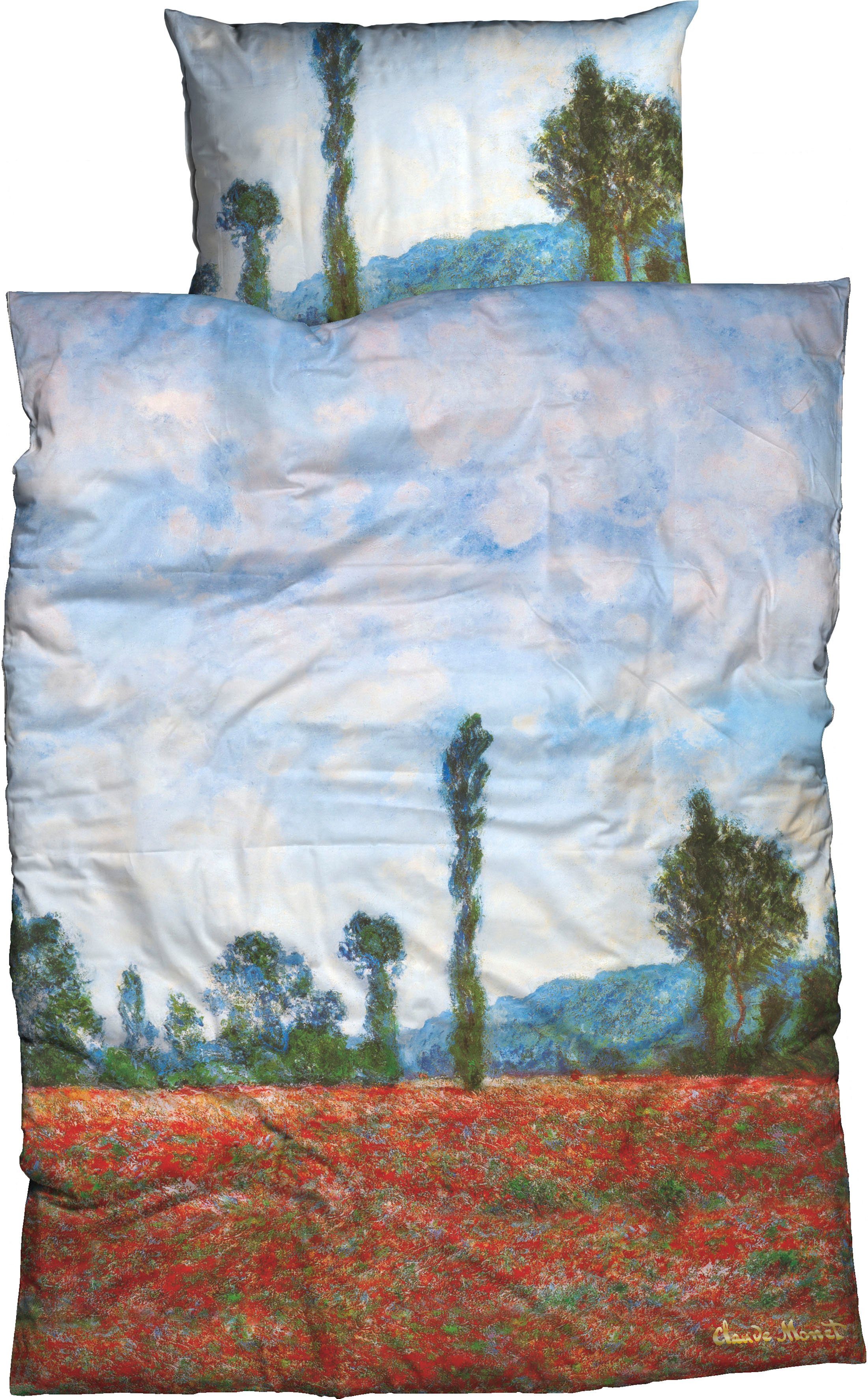 Goebel Постельное белье Mohnfeld, Satin, 2 teilig, leuchtende Цвета(ов)