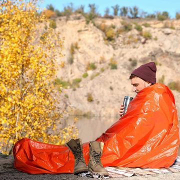 Truyuety Schlafsack Notfallschlafsack für Camping Schlafsack Isolierdecke Tragbare (1 tlg)