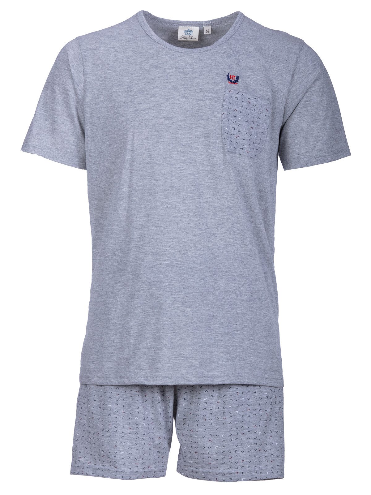 Henry Terre Shorty Paul Graphik Design Pyjama Set Kurz - Shorts – Bild 3 von 5