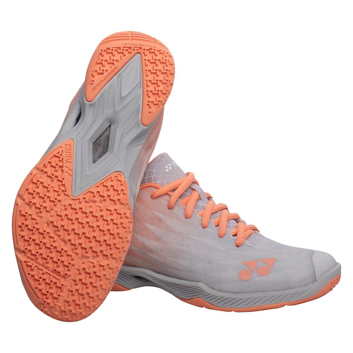 Yonex Aerus Z 2 (Leichtigkeit) grau/orange Damen Badmintonschuh