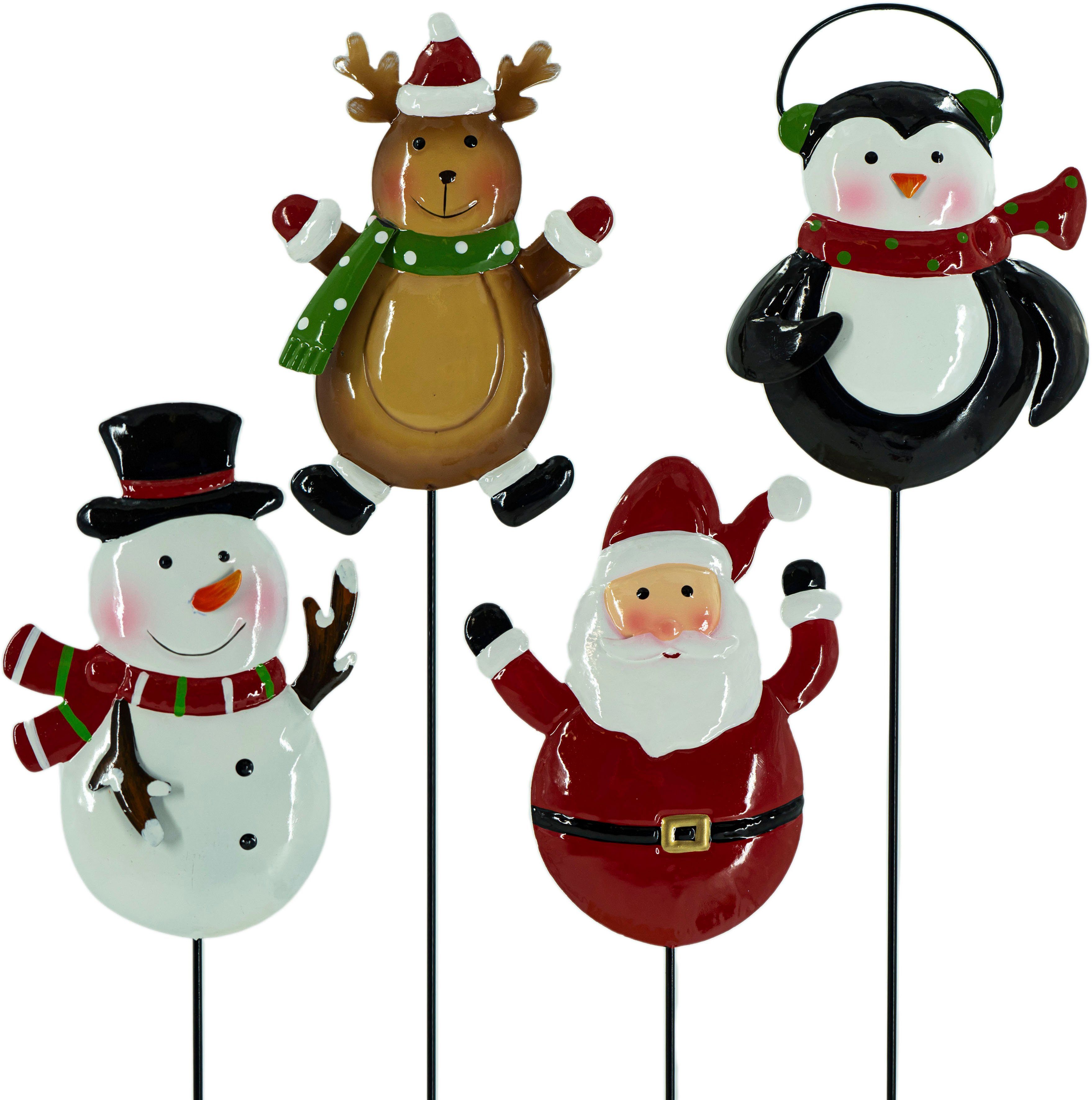 NOOR LIVING Weihnachtsfigur Gartenstecker mit Weihnachtsmotiv günstig online kaufen