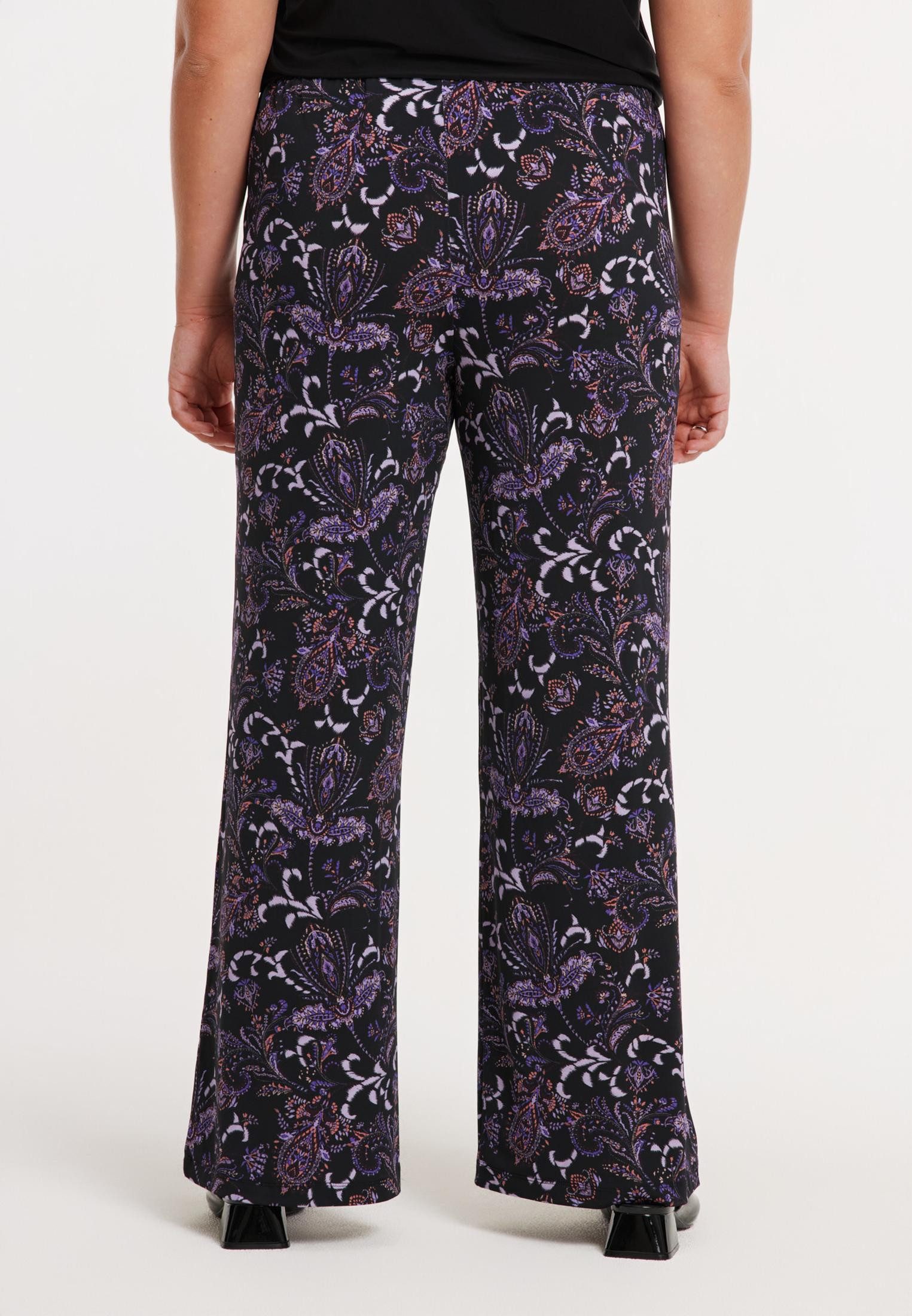 YOEK High-waist-Jeans Damen Hose mit Druck
