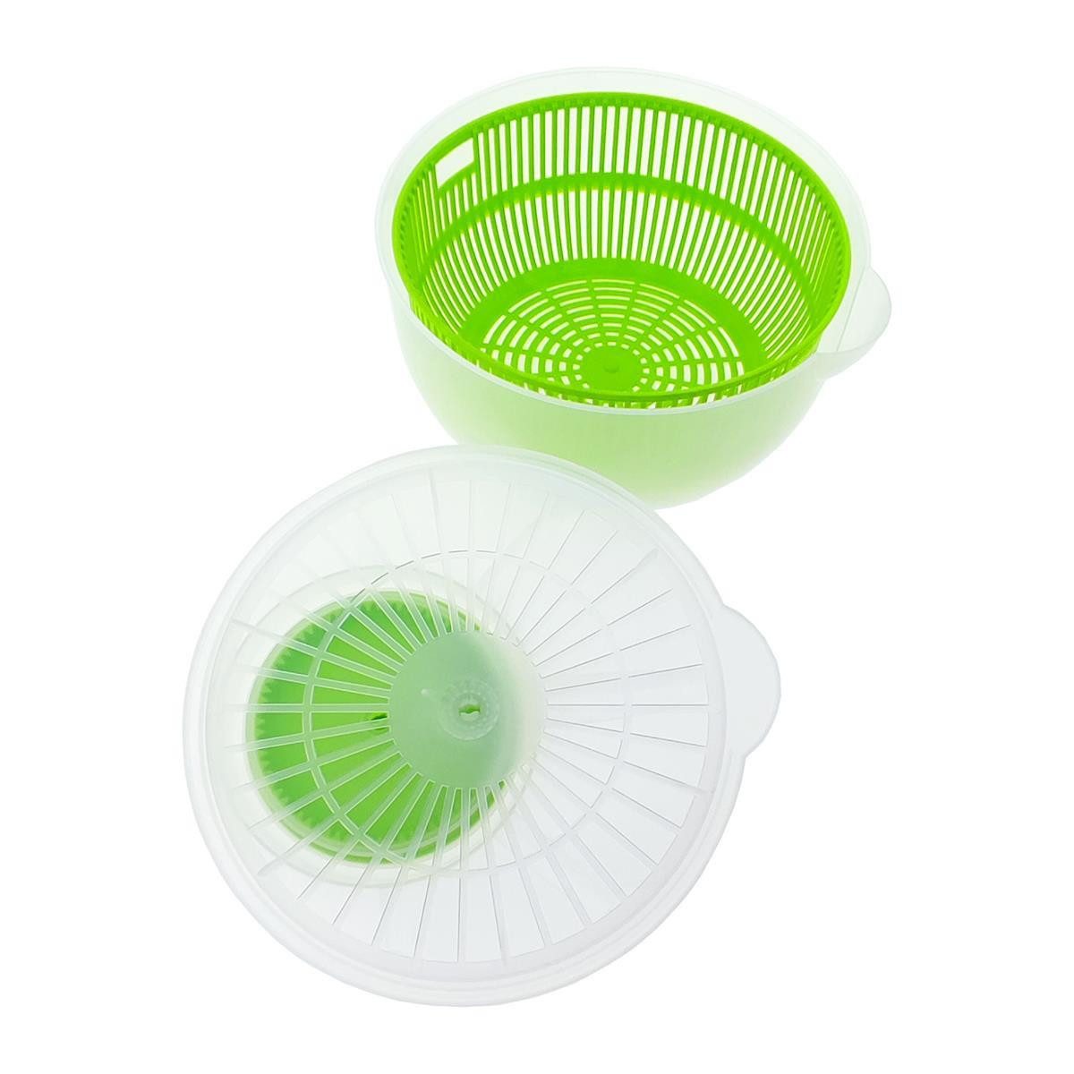 Centi Salatschleuder Salatschleuder Salattrockner Grün 1 Stück - 250mm Küchenhilfe, (Stück, 1-tlg., Salatschleuder), Salatschleuder Salatkarussell Salatschüssel Küchenhelfer Salattrockner