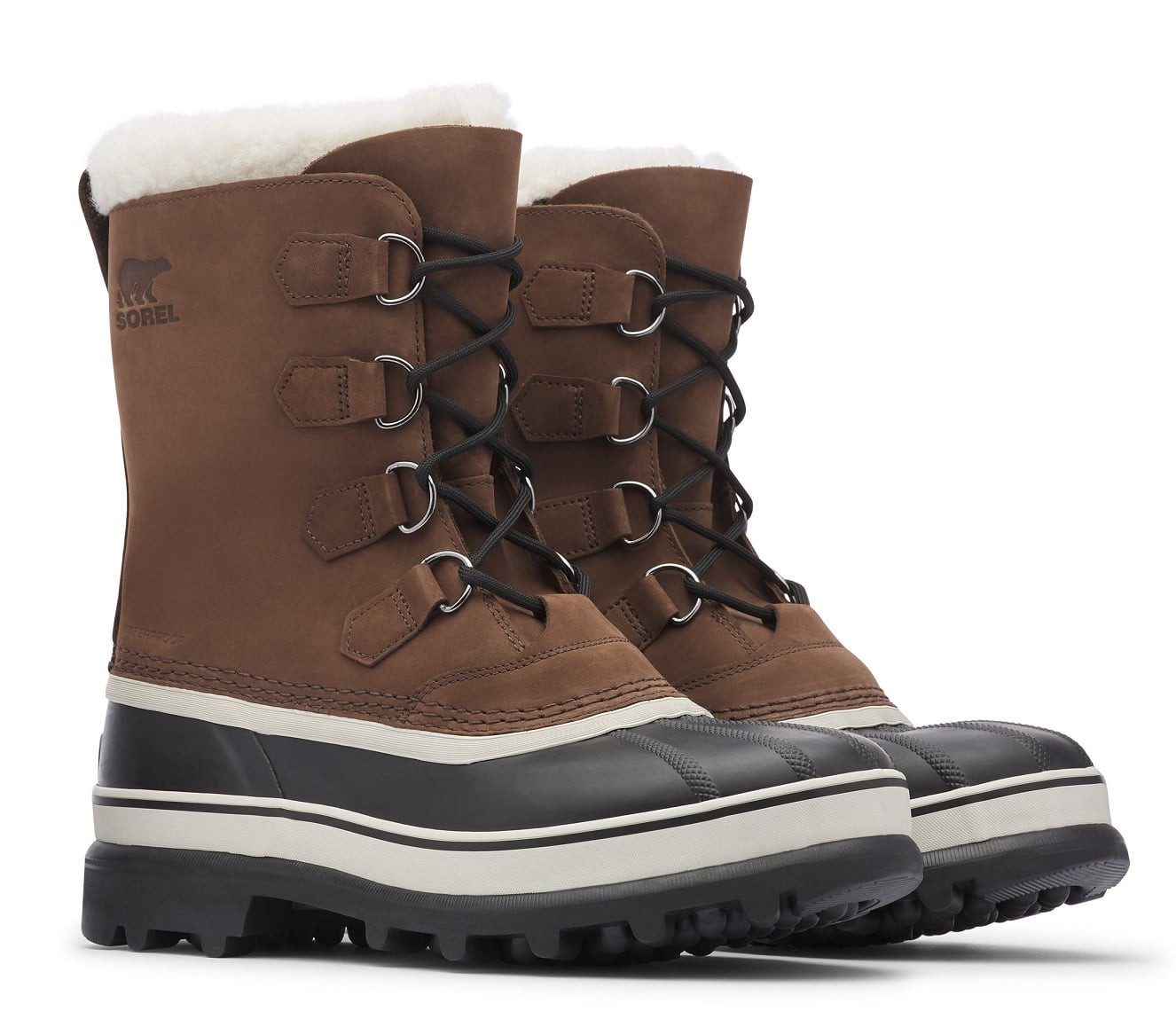 Sorel Caribou (Nubukleder, wasserdicht) dunkelbraun Herren Winterstiefel