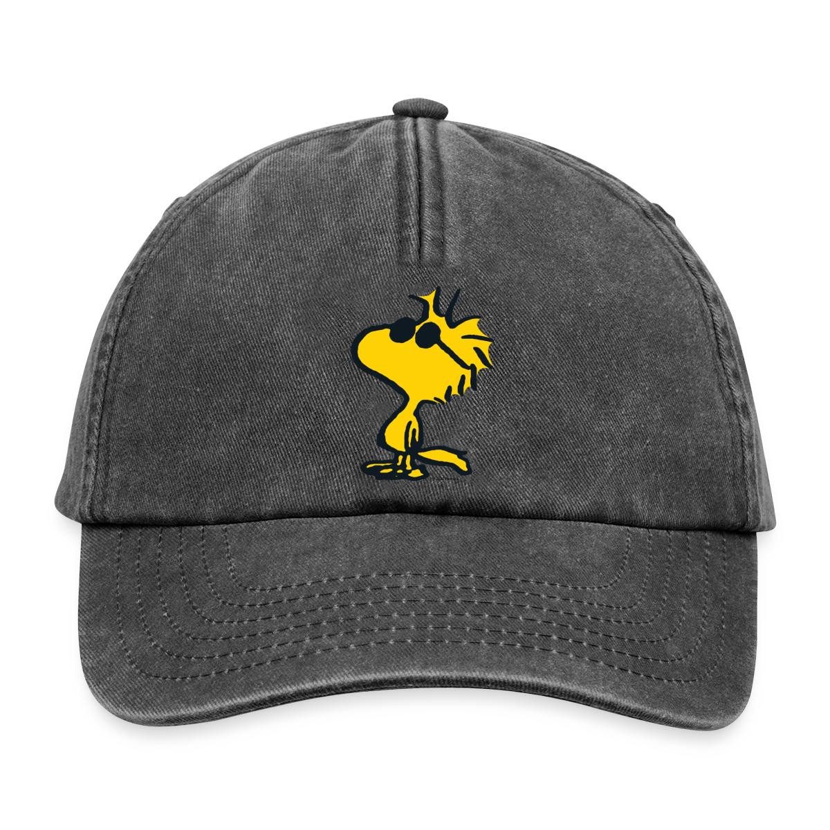Spreadshirt Baseball Cap Peanuts Woodstock Sonnenbrille Cool Vintage Cap (1-St)