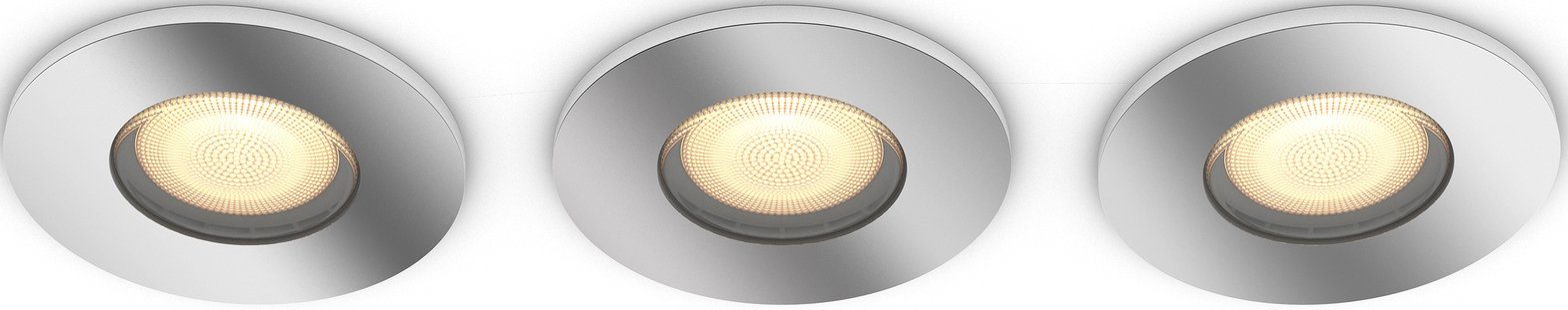 Philips Hue LED Flutlichtstrahler Adore, Dimmfunktion, Leuchtmittel  wechselbar, Warmweiß, GU10 LED-Lampe enthalten | Flutlichtstrahler
