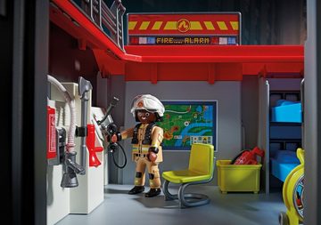 Playmobil® Konstruktions-Spielset Feuerwehrstation (71193), City Action, (61 St), Made in Germany